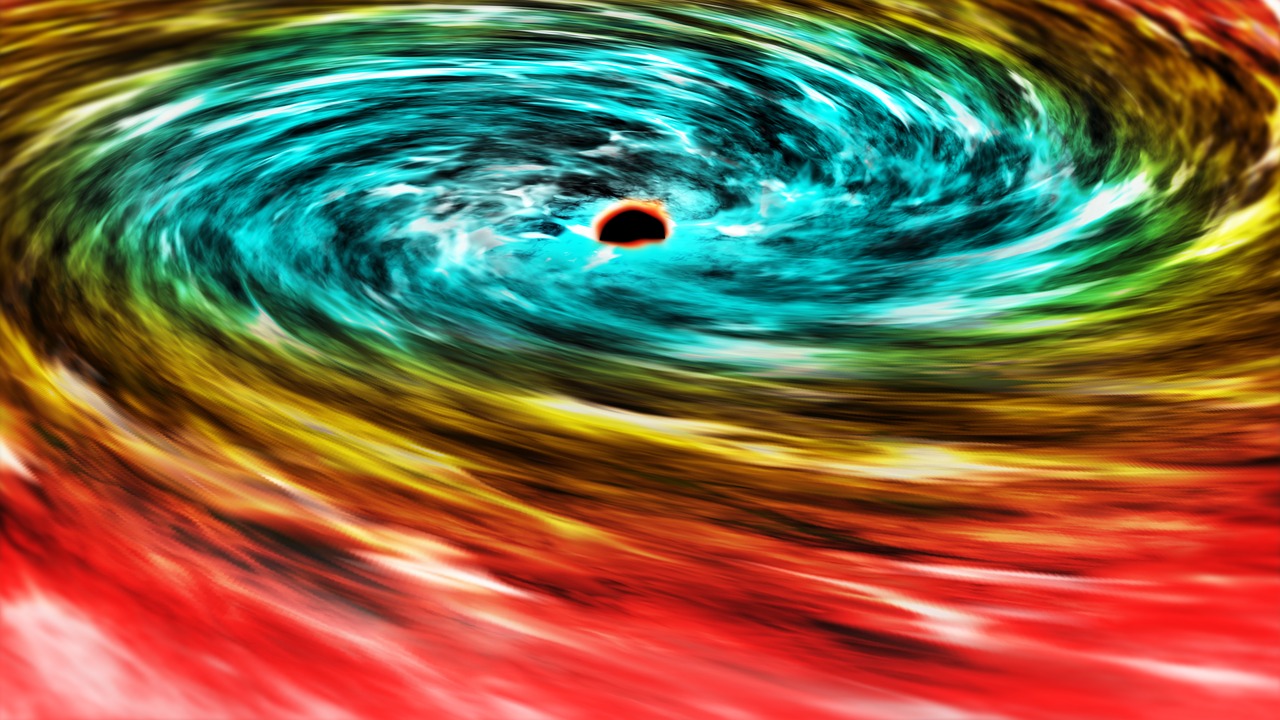 black hole  space  cosmos free photo