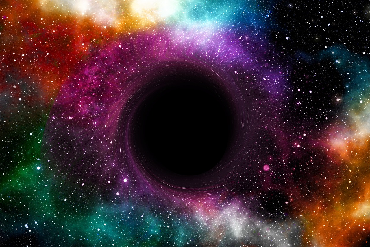 black hole  galaxy  science free photo