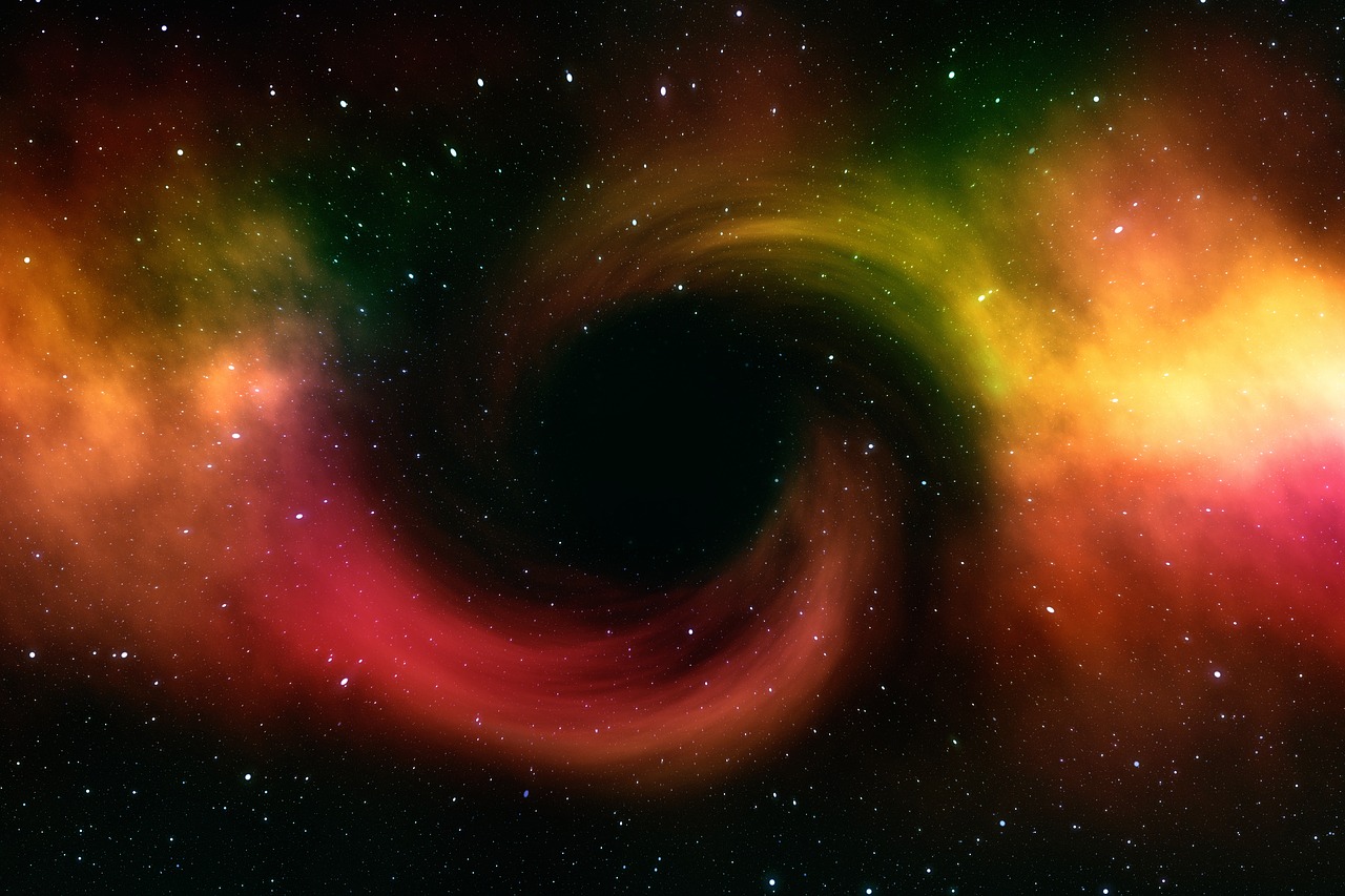 black hole  galaxy  science free photo