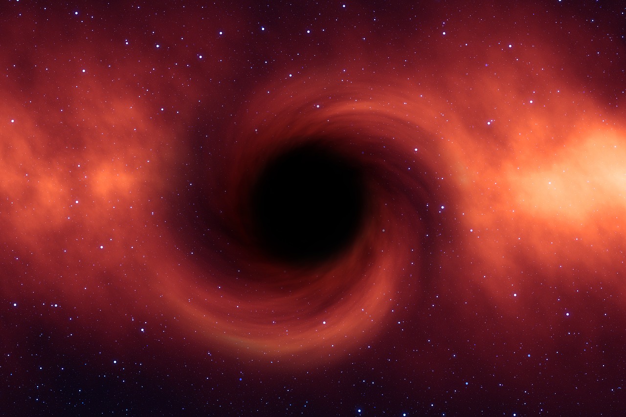 black hole  galaxy  science free photo