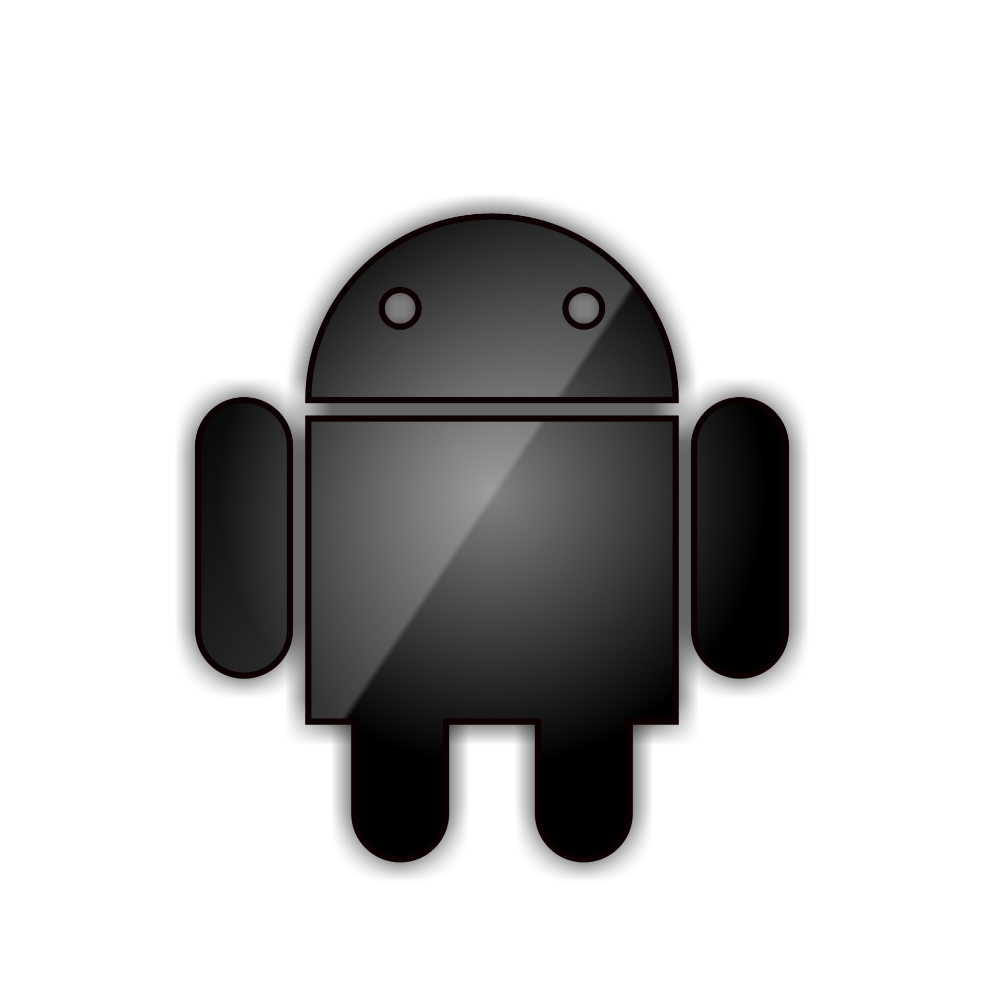 black robot android free photo