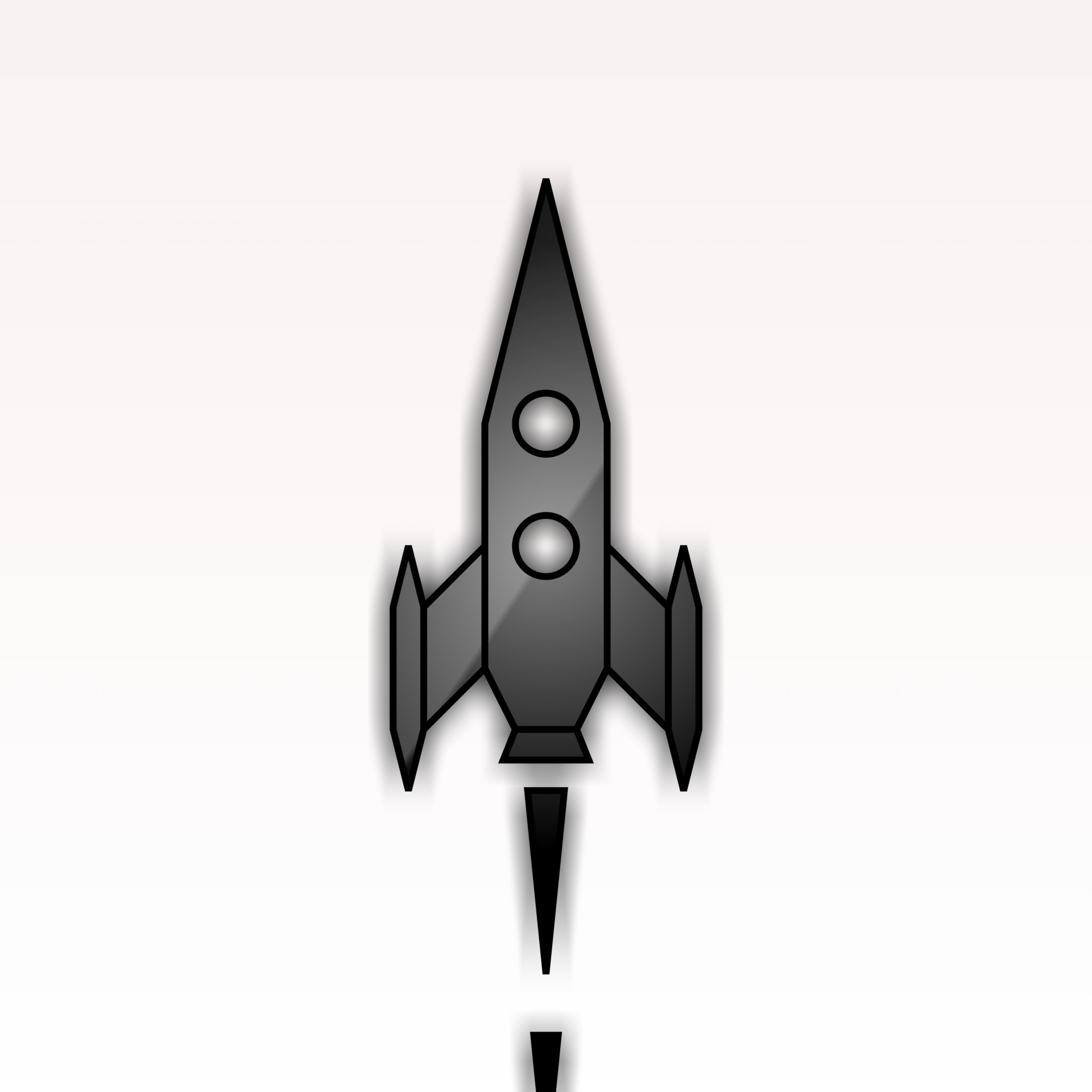 drawing black rocket free photo
