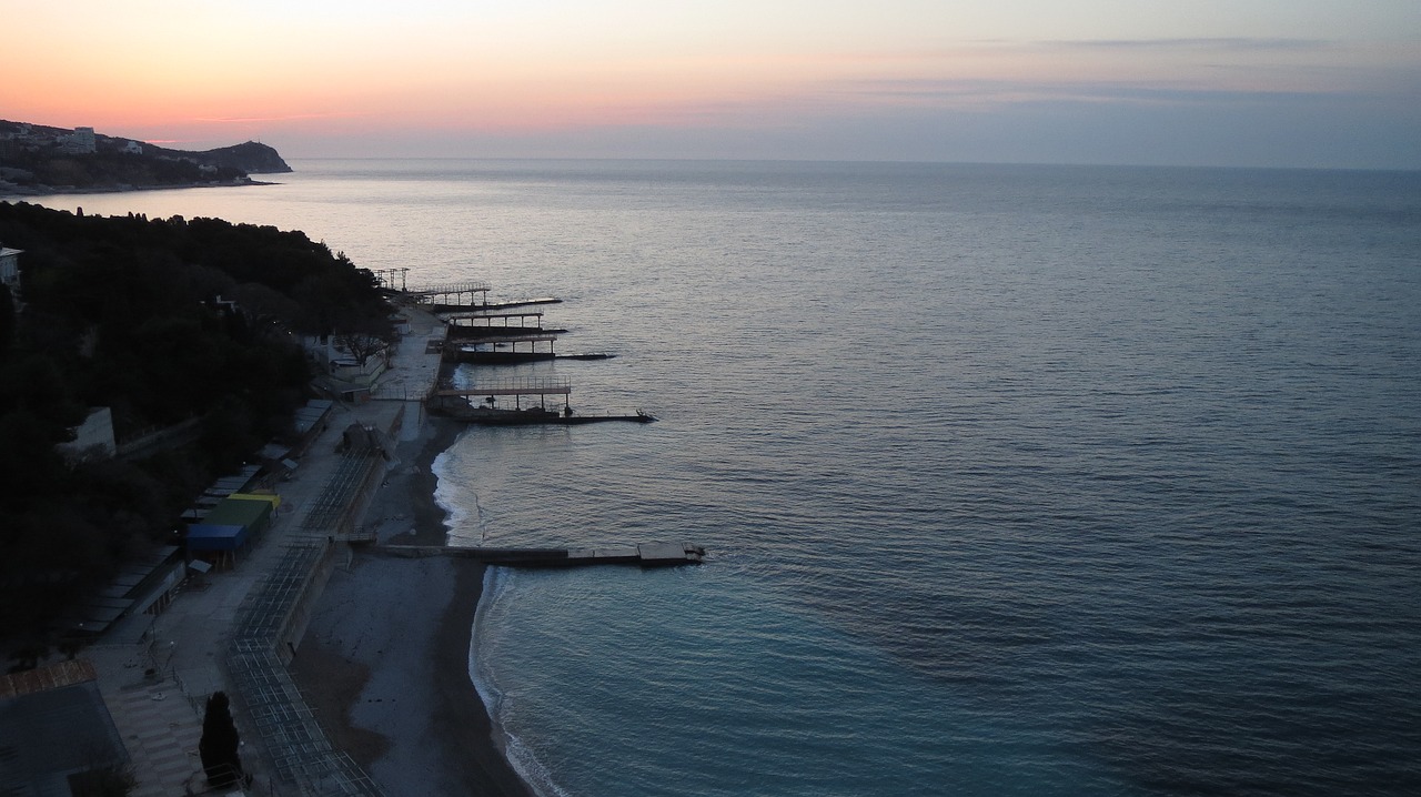 black sea koreiz yalta free photo