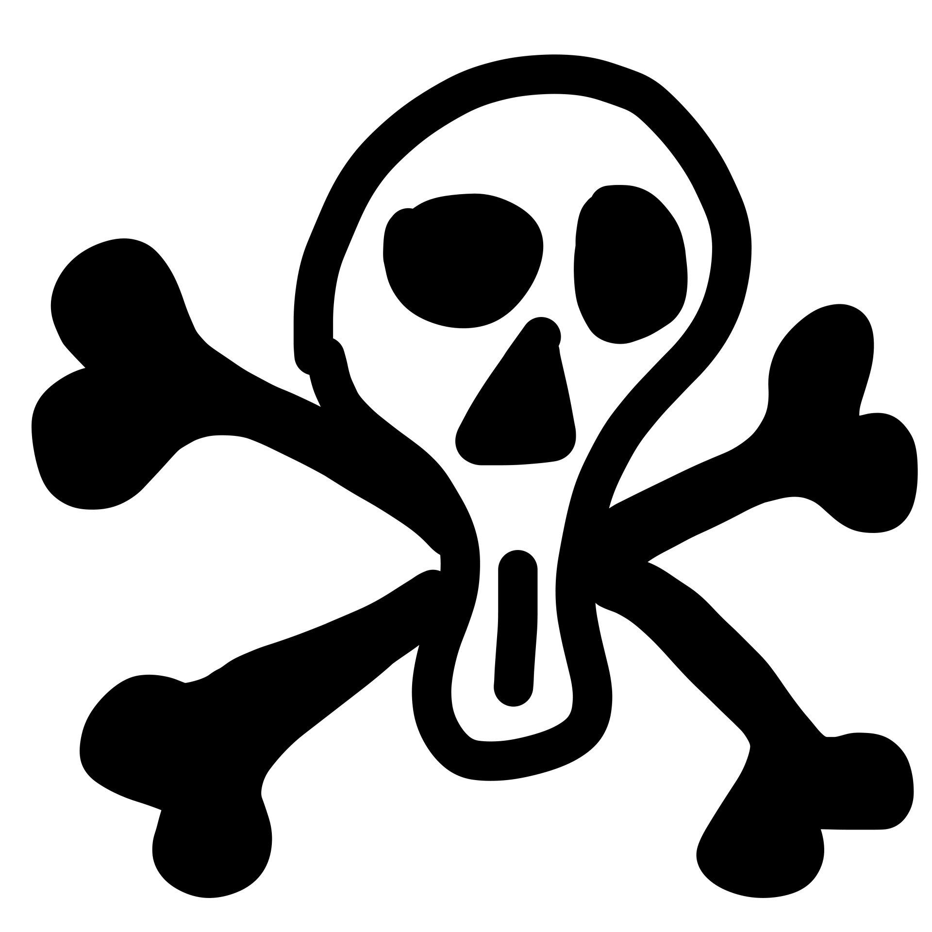 Download A Black Background With A Black Skull And Crossbones
