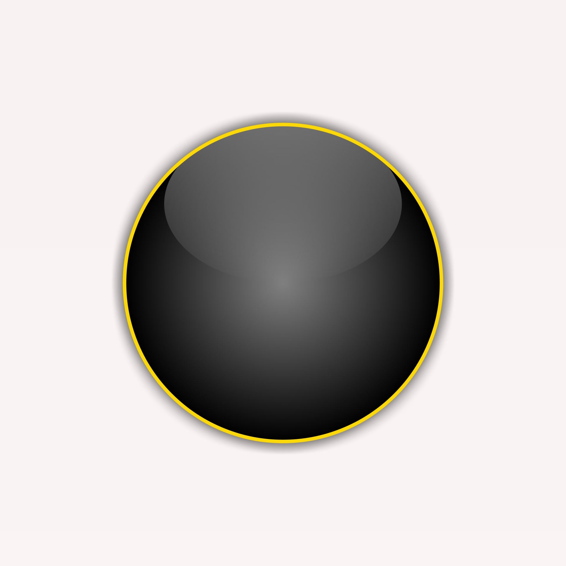 black sphere yellow free photo