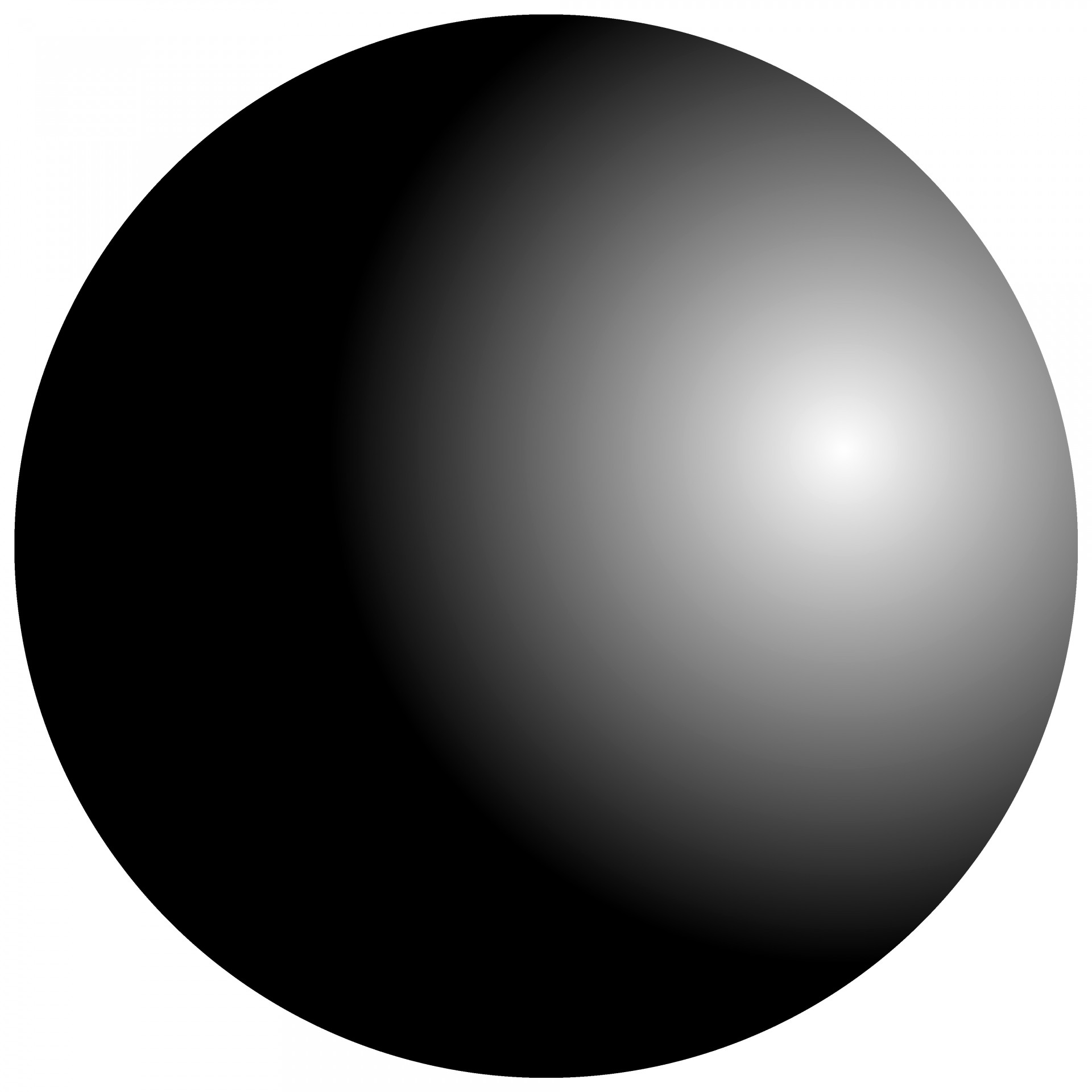 black sphere gradient free photo