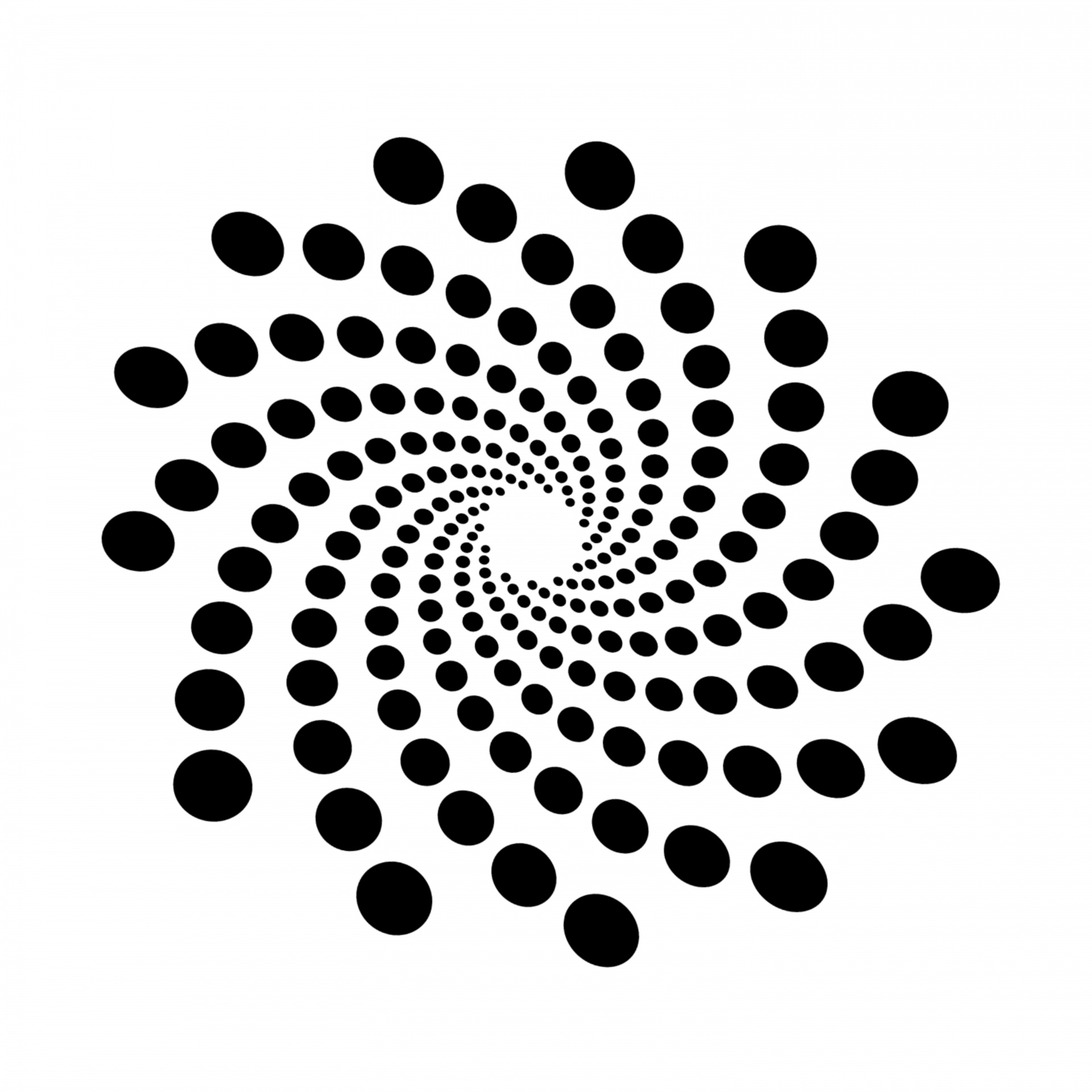 black spiral dots free photo