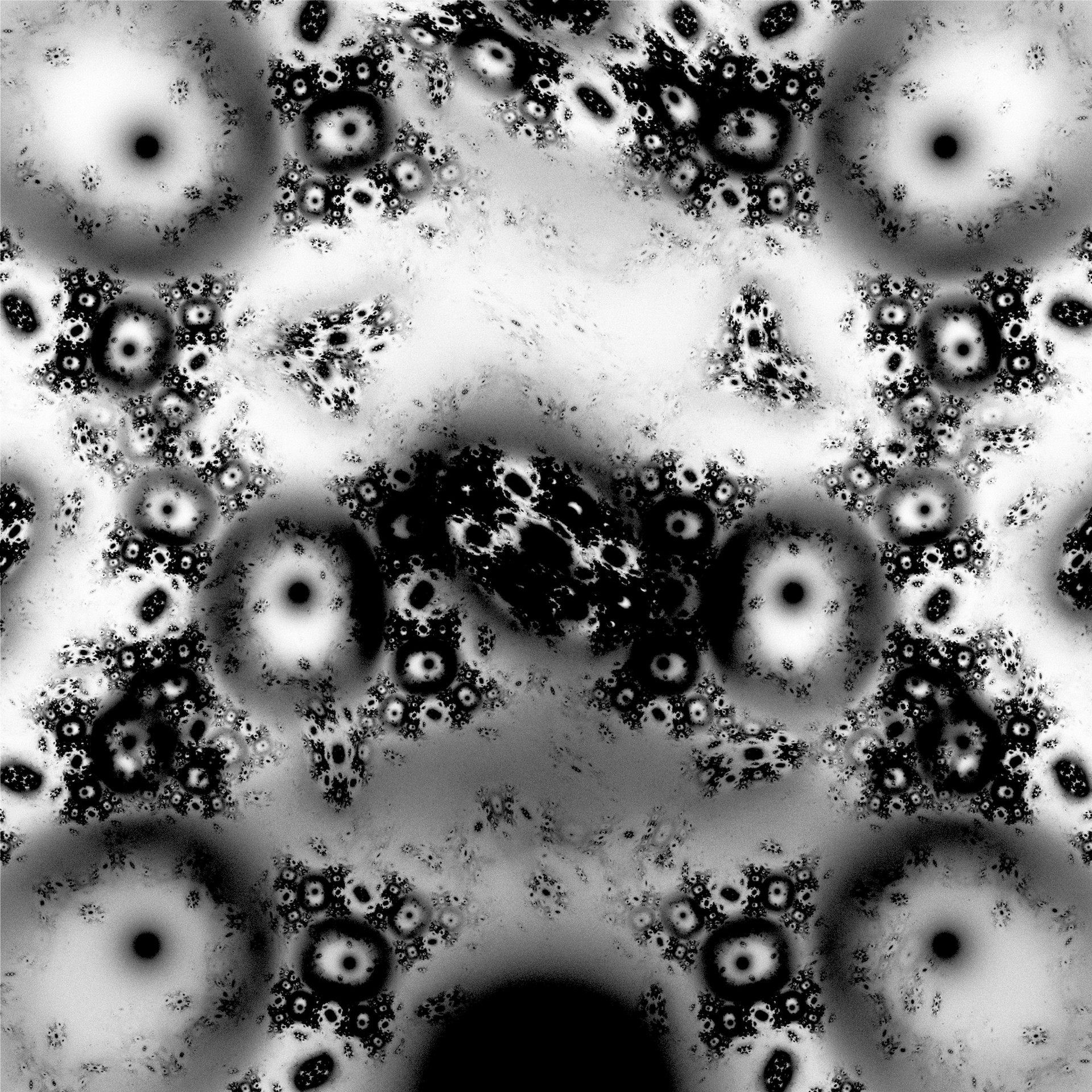 black white fractal free photo