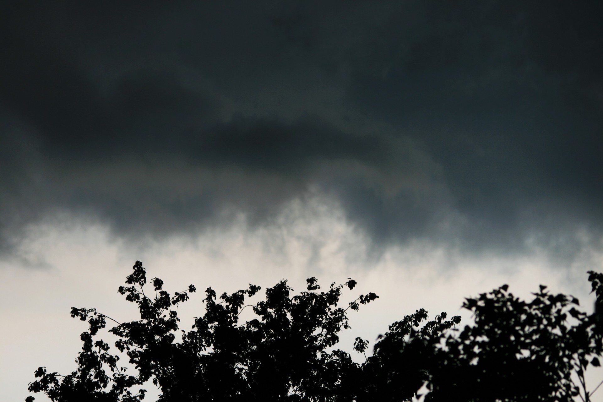 sky clouds black free photo