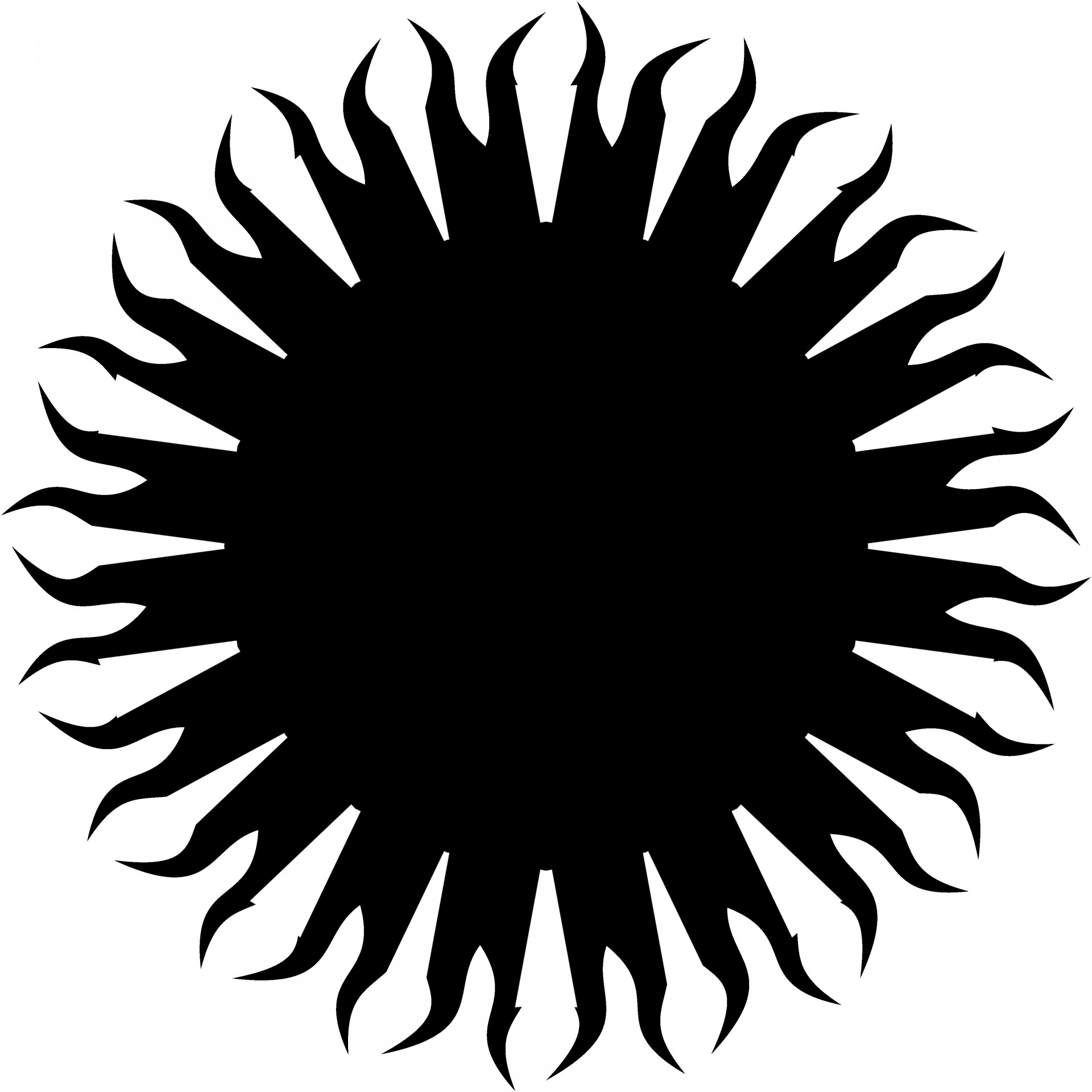 black sun kaleidoscope free photo