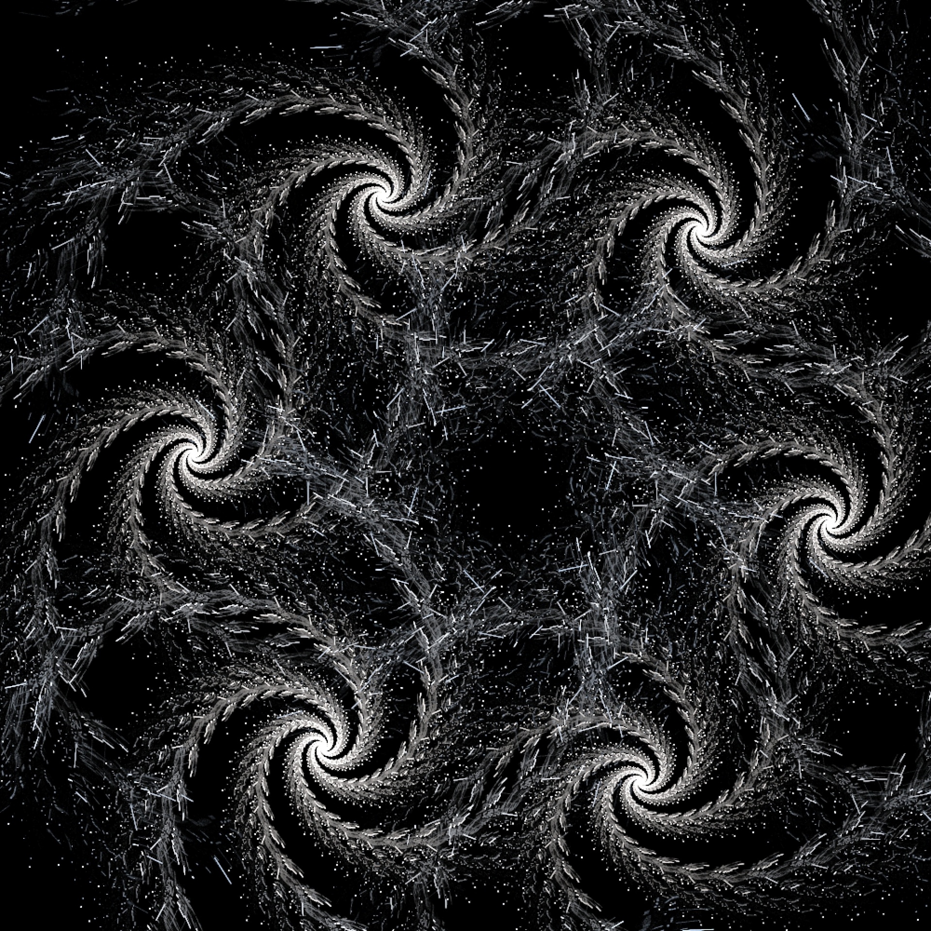 black swirls abstract free photo