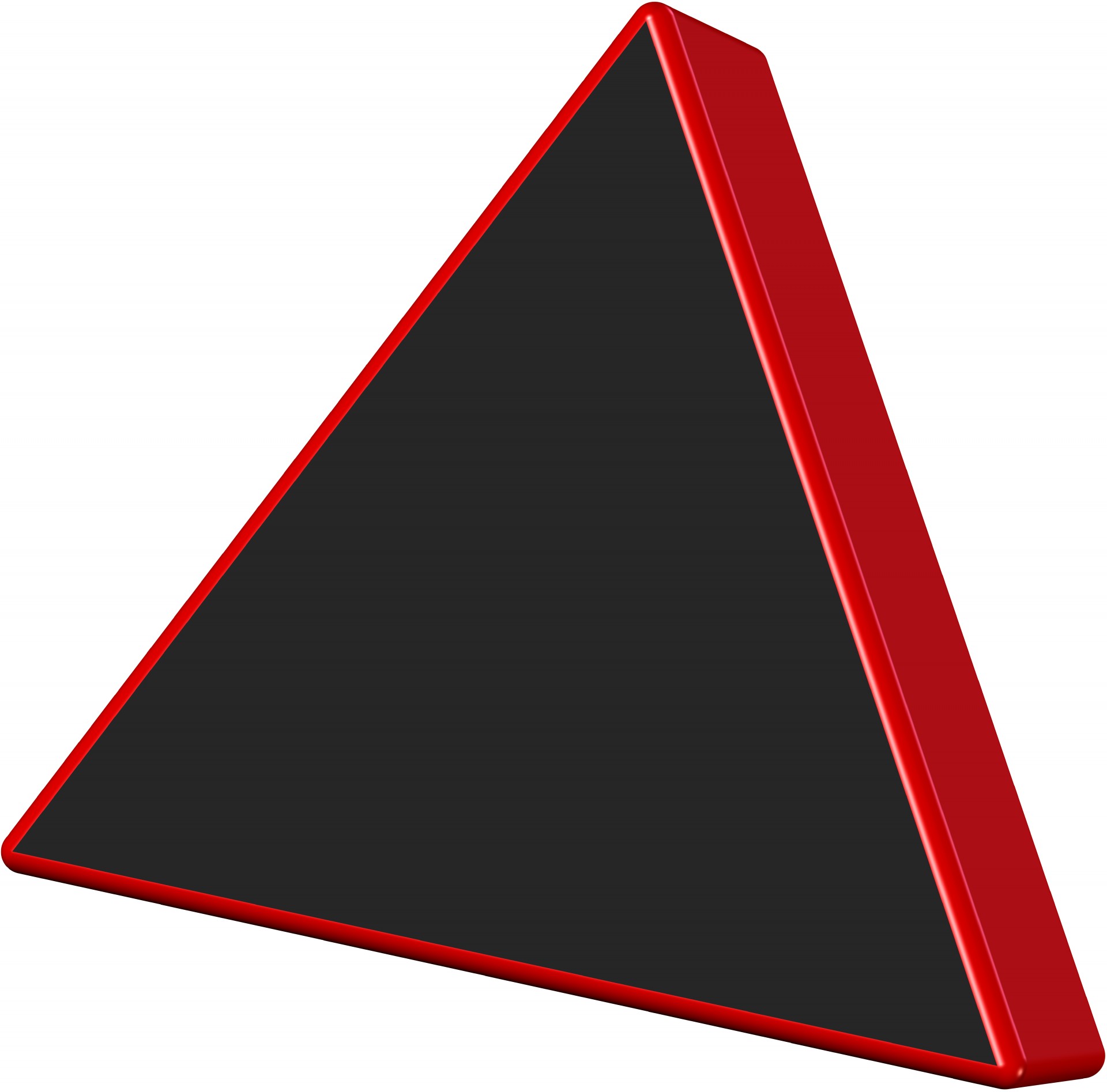 black 3d triangle free photo