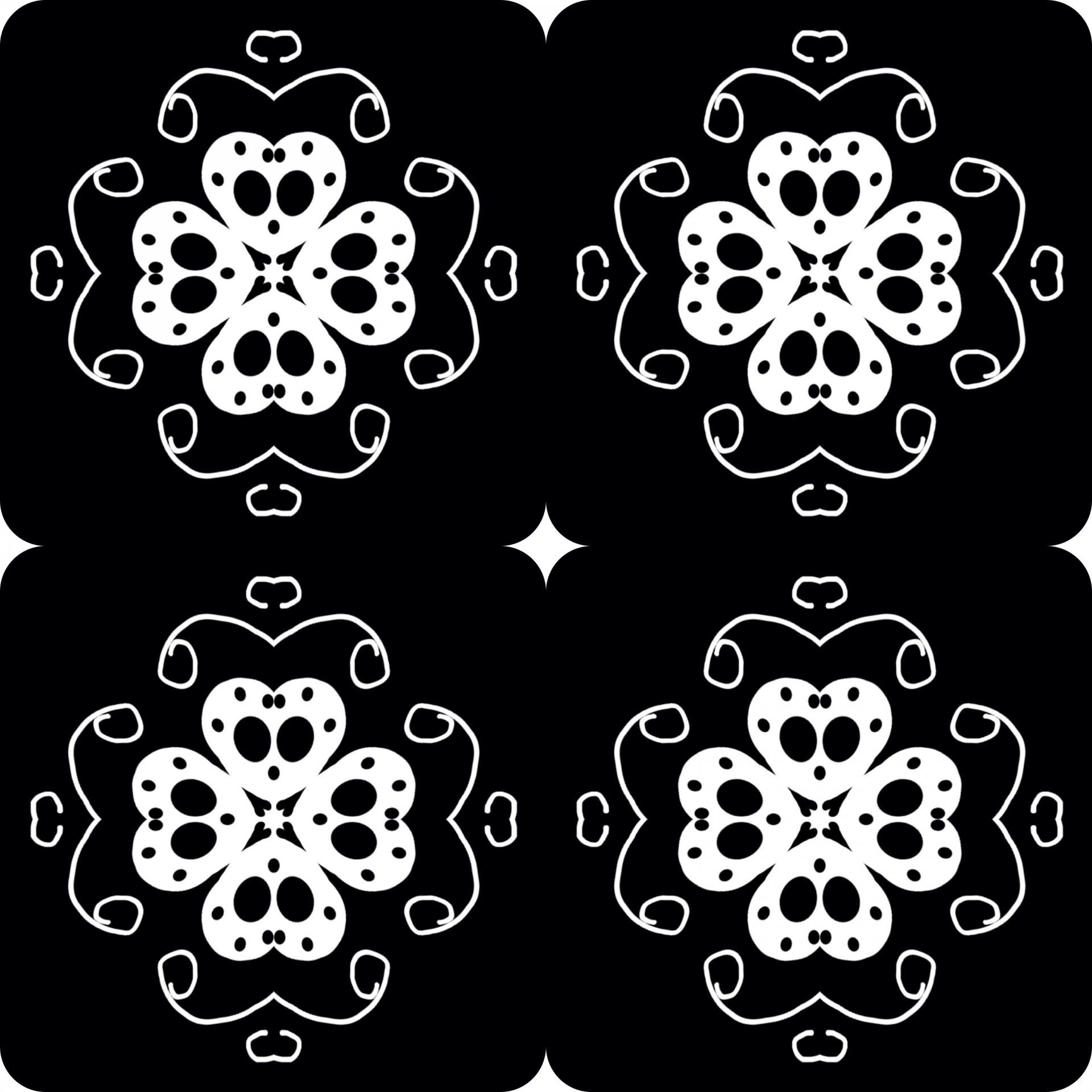 black white pattern free photo