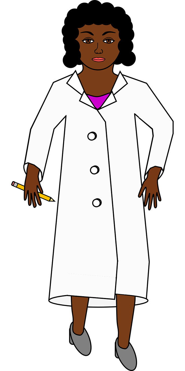 black woman chemist female free photo