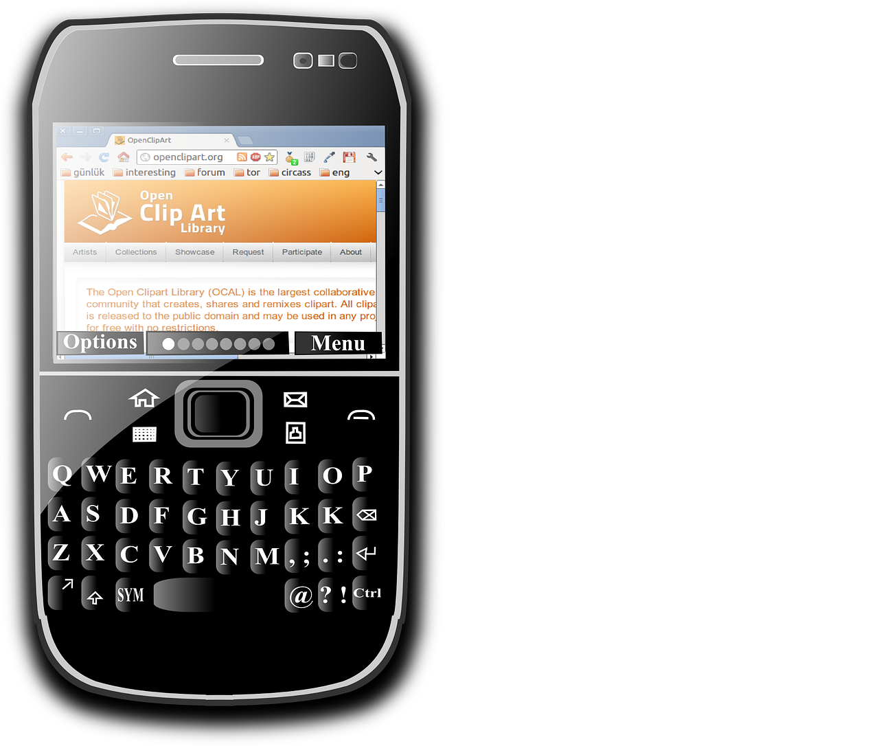 blackberry smartphone calling free photo