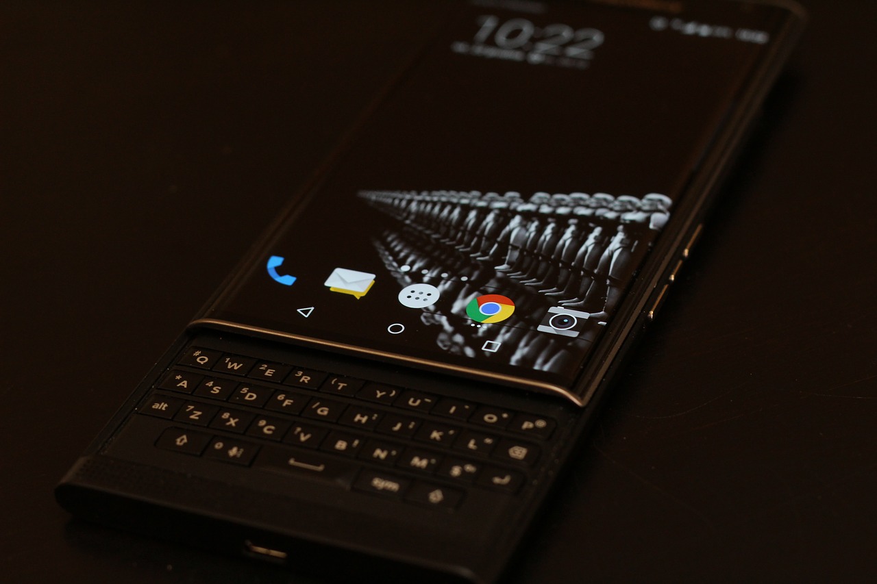 blackberry priv mobile phone free photo