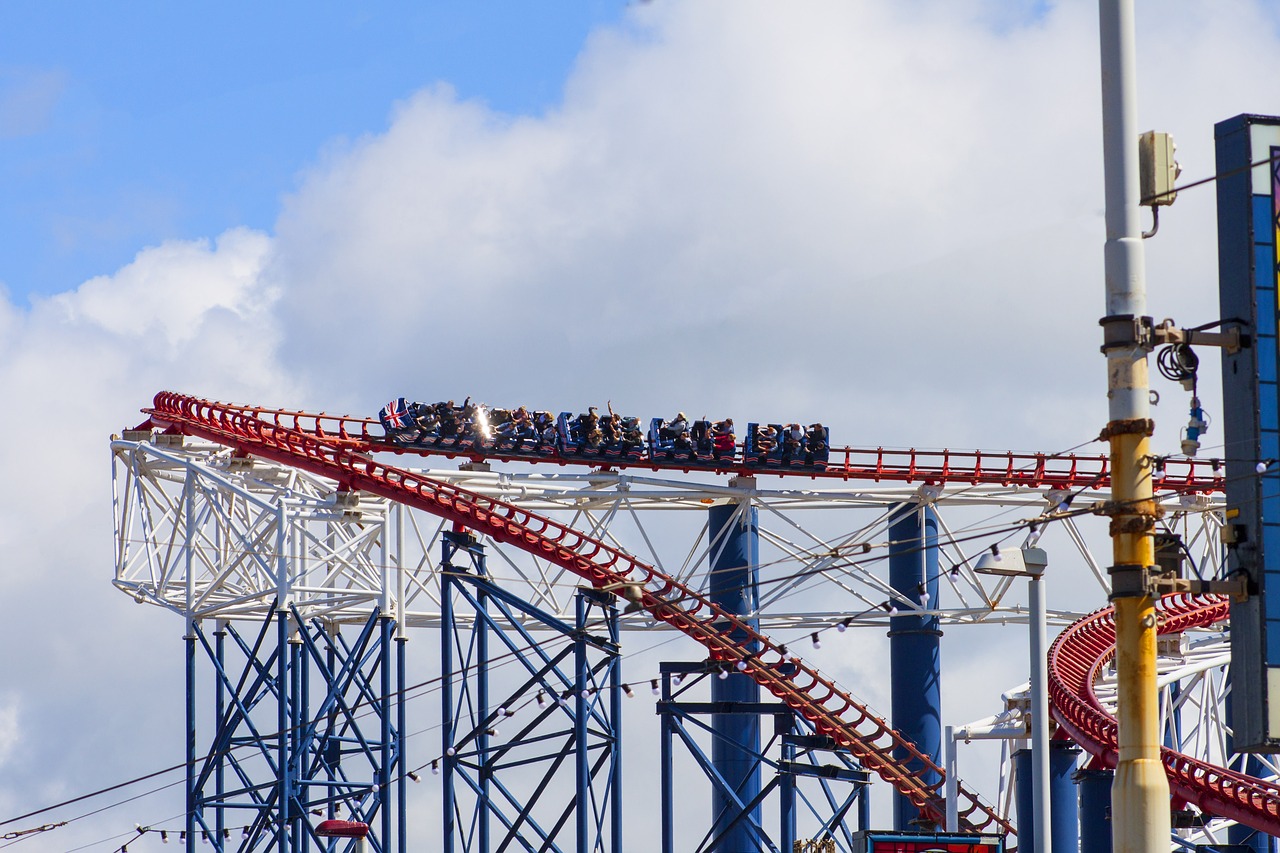 blackpool rollercoaster funfair free photo
