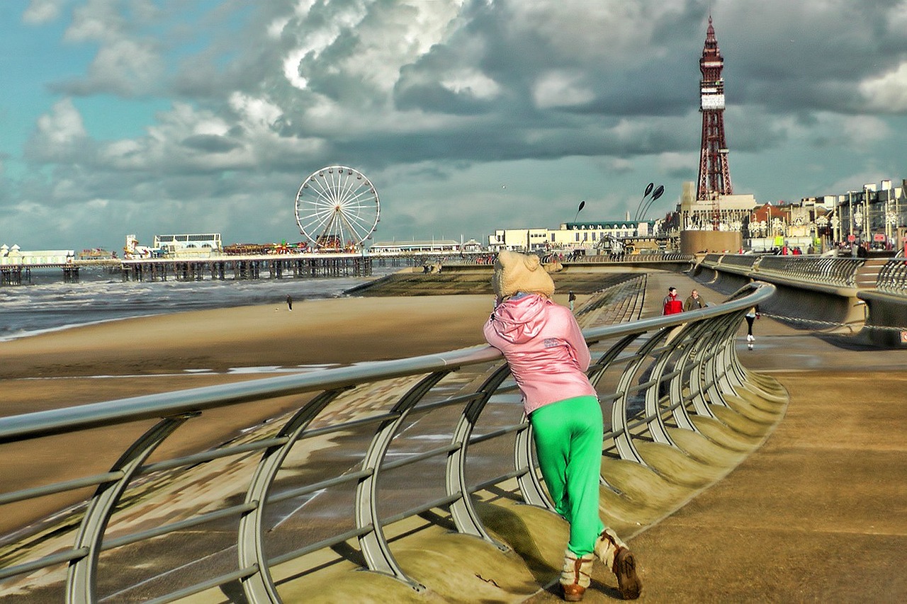 blackpool sea pier free photo