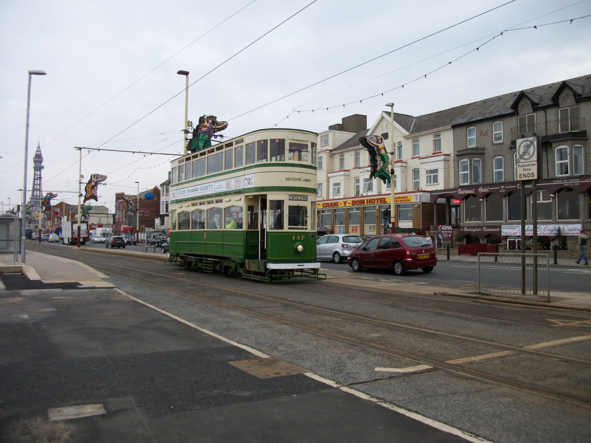 tram blackpool south free photo