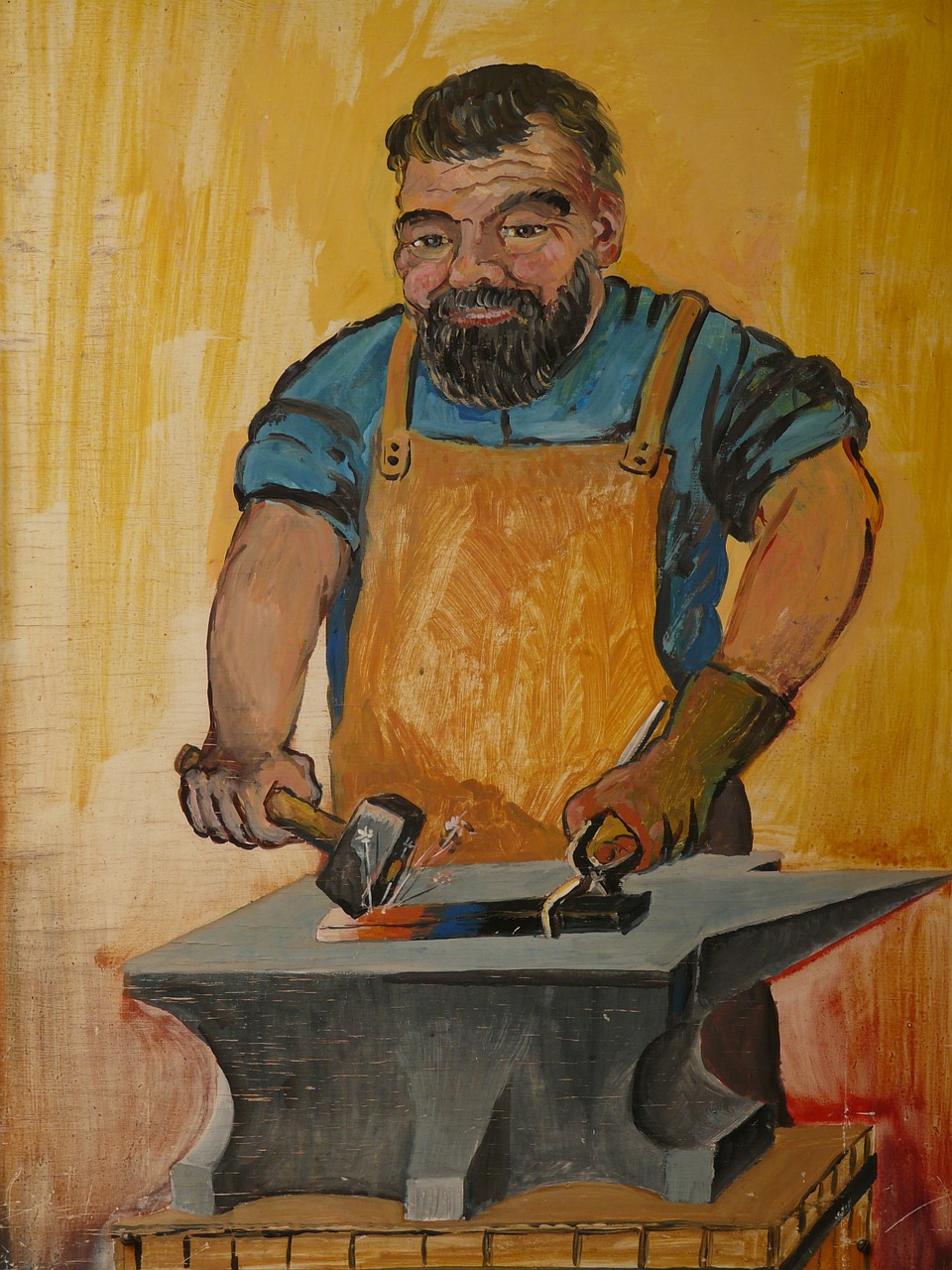 blacksmith craft profession free photo