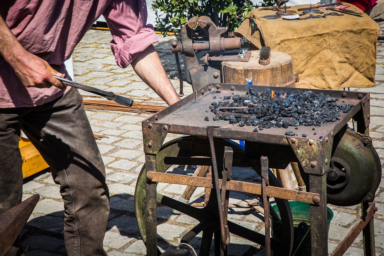 blacksmith forge iron free photo
