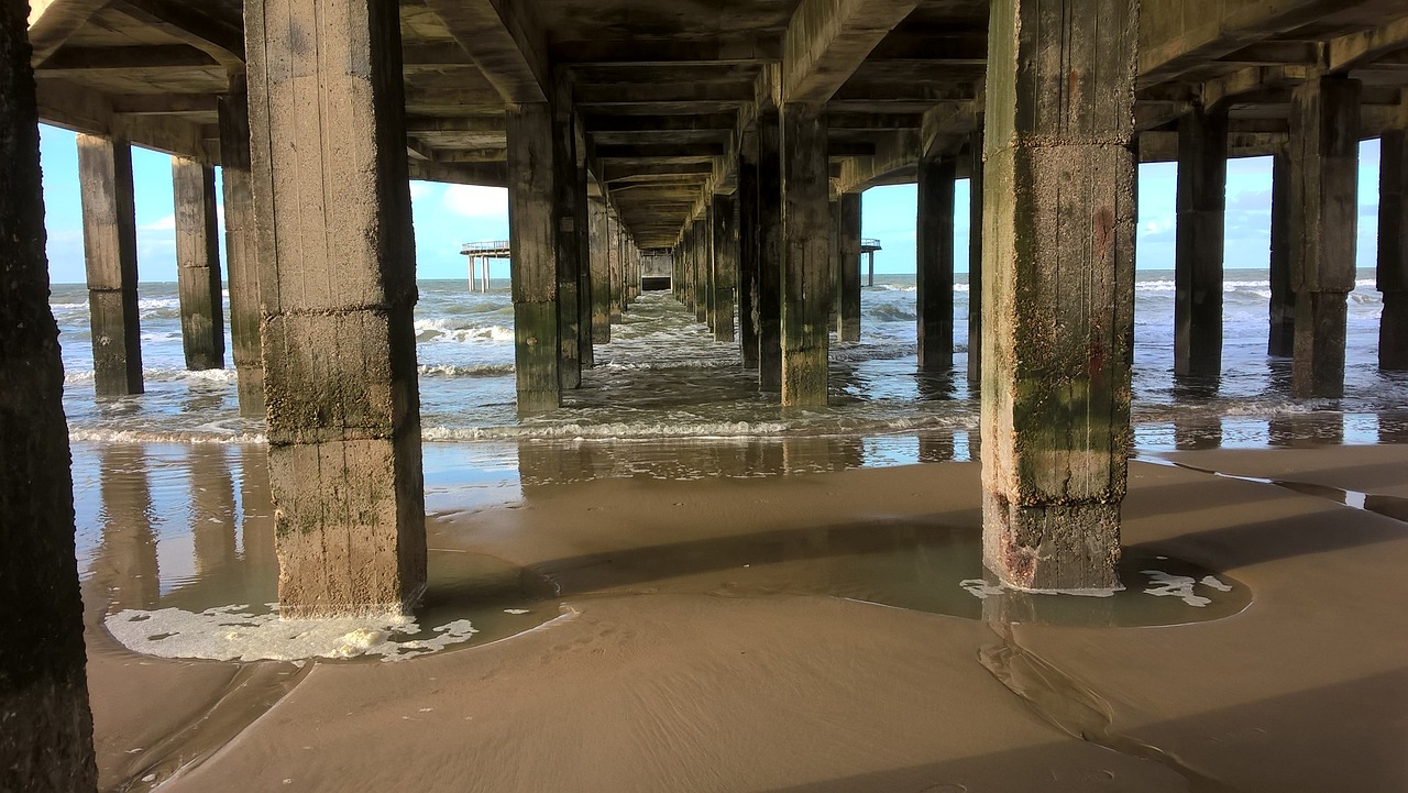 blankenberge  pier  sea free photo