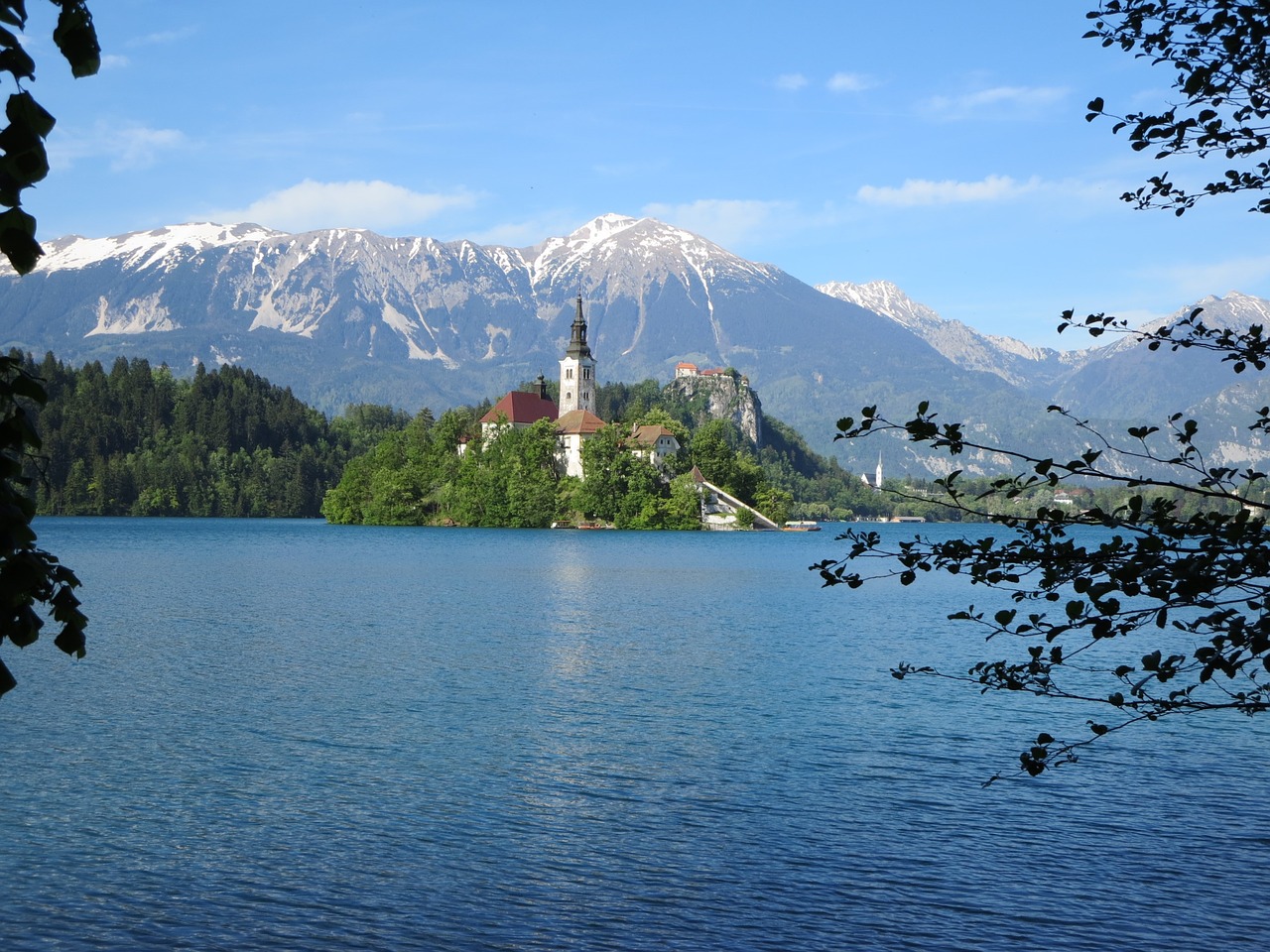bled slovenia lake free photo