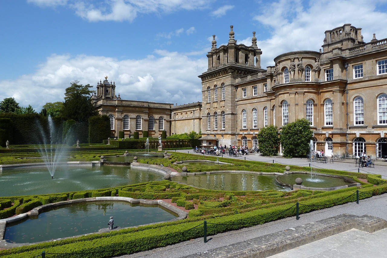 blenheim palace churchill england free photo