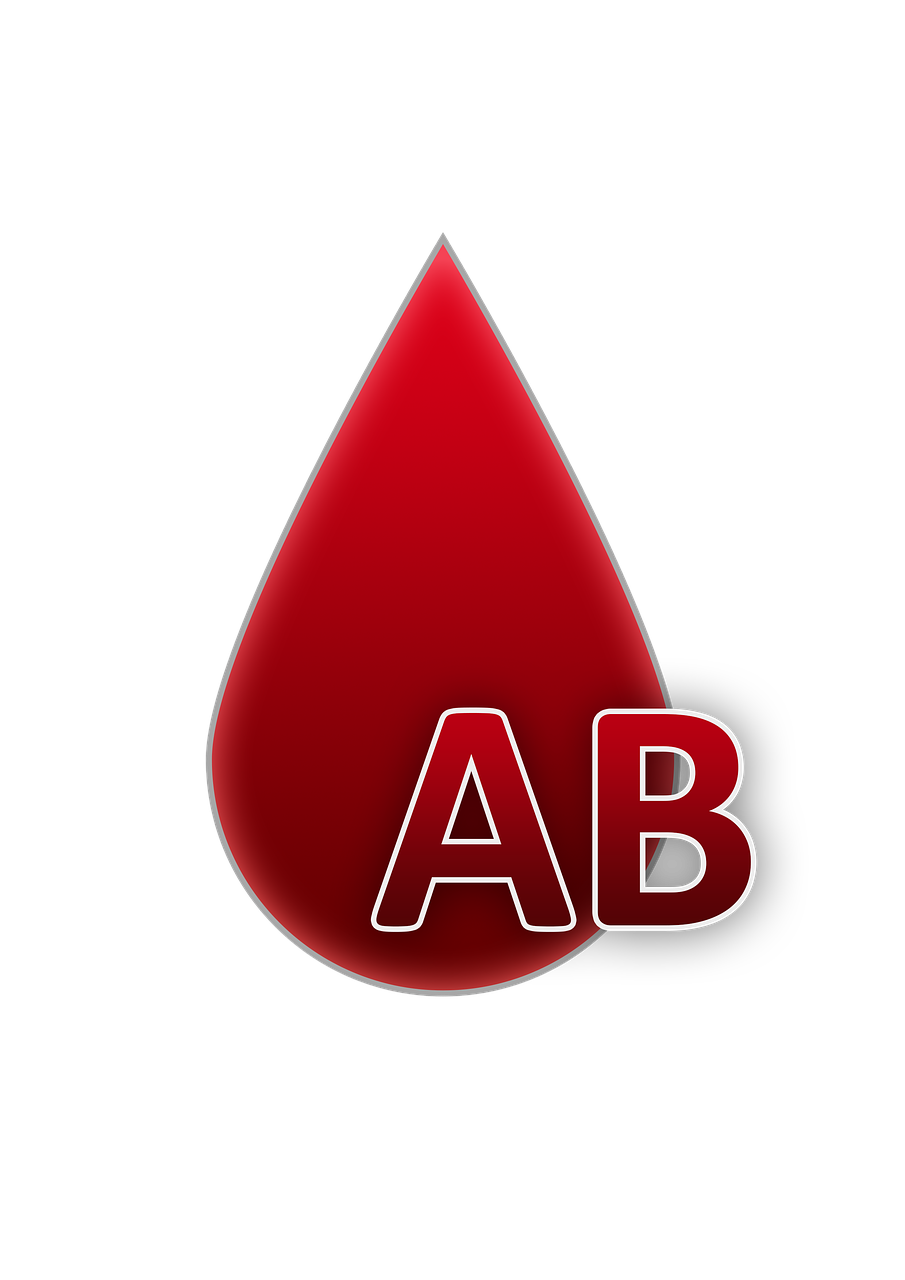 blood group ab blood free photo