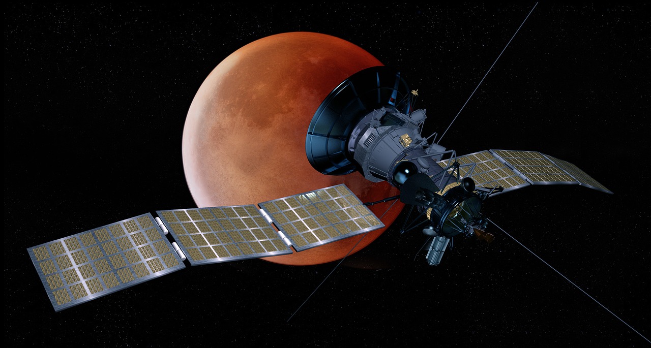 blood moon  satellite  space travel free photo