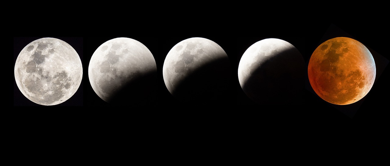 blood moon eclipse  moon  eclipse free photo