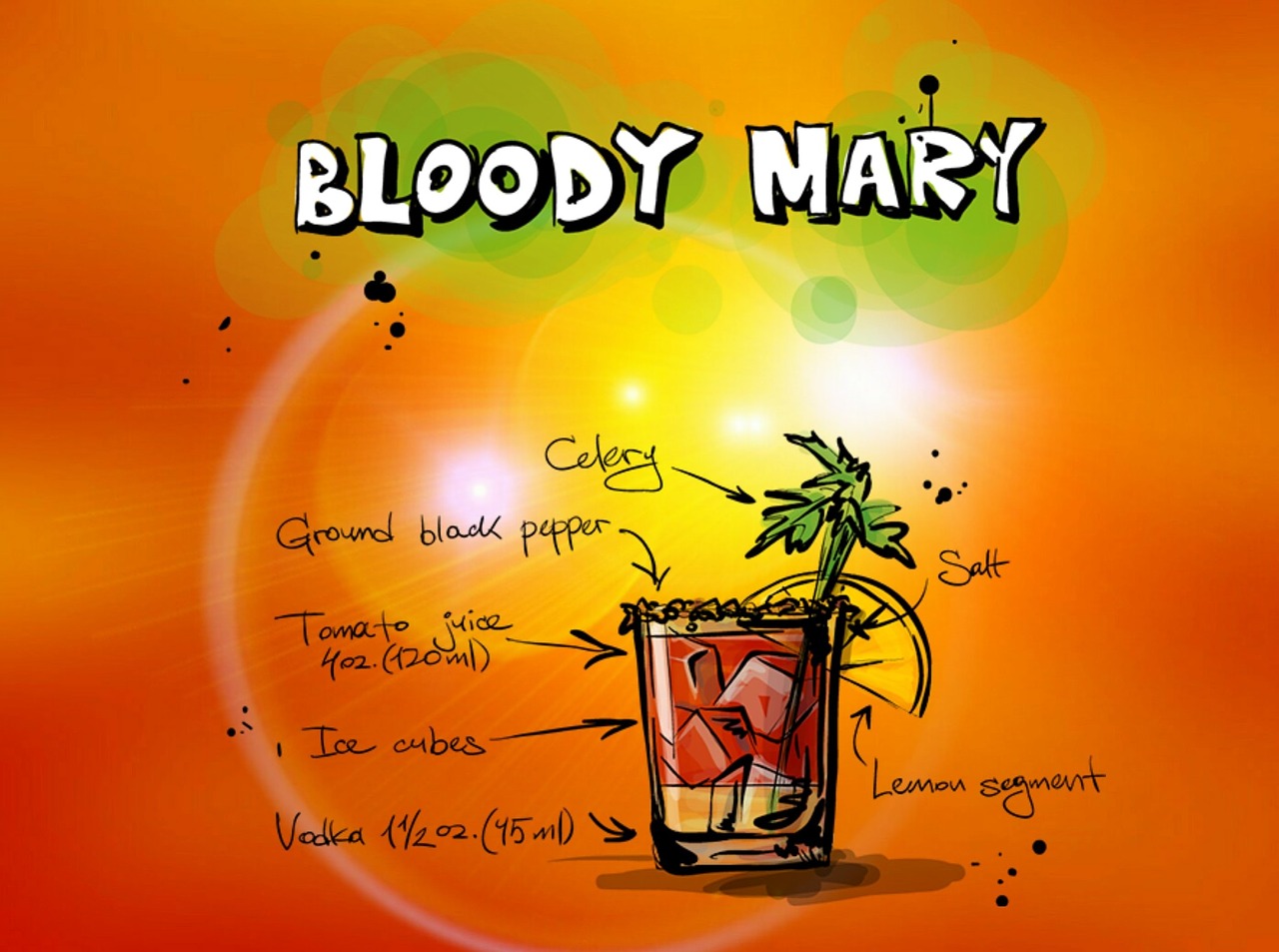 bloody mary cocktail drink free photo