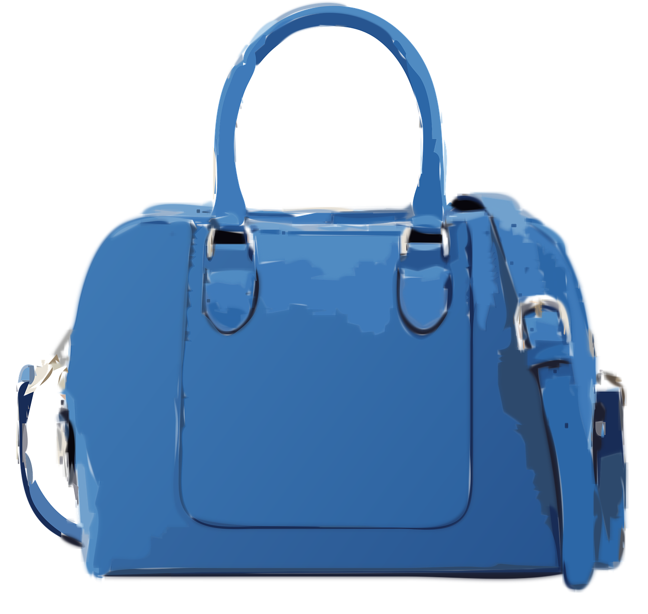 blue handbag no logo free photo
