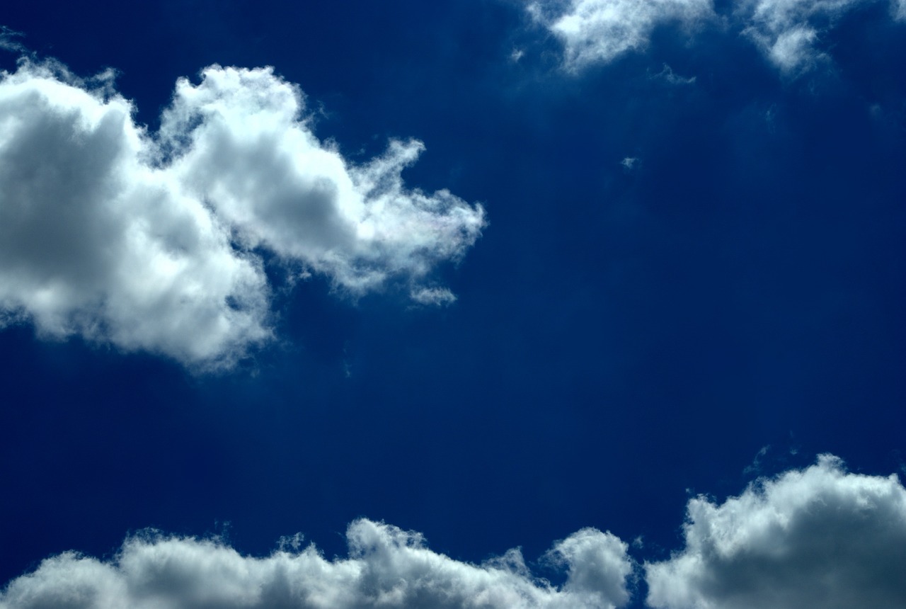 blue sky clouds free photo