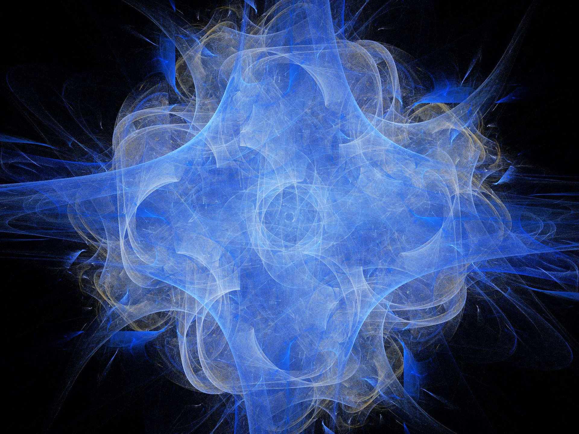 fractal abstract blue free photo