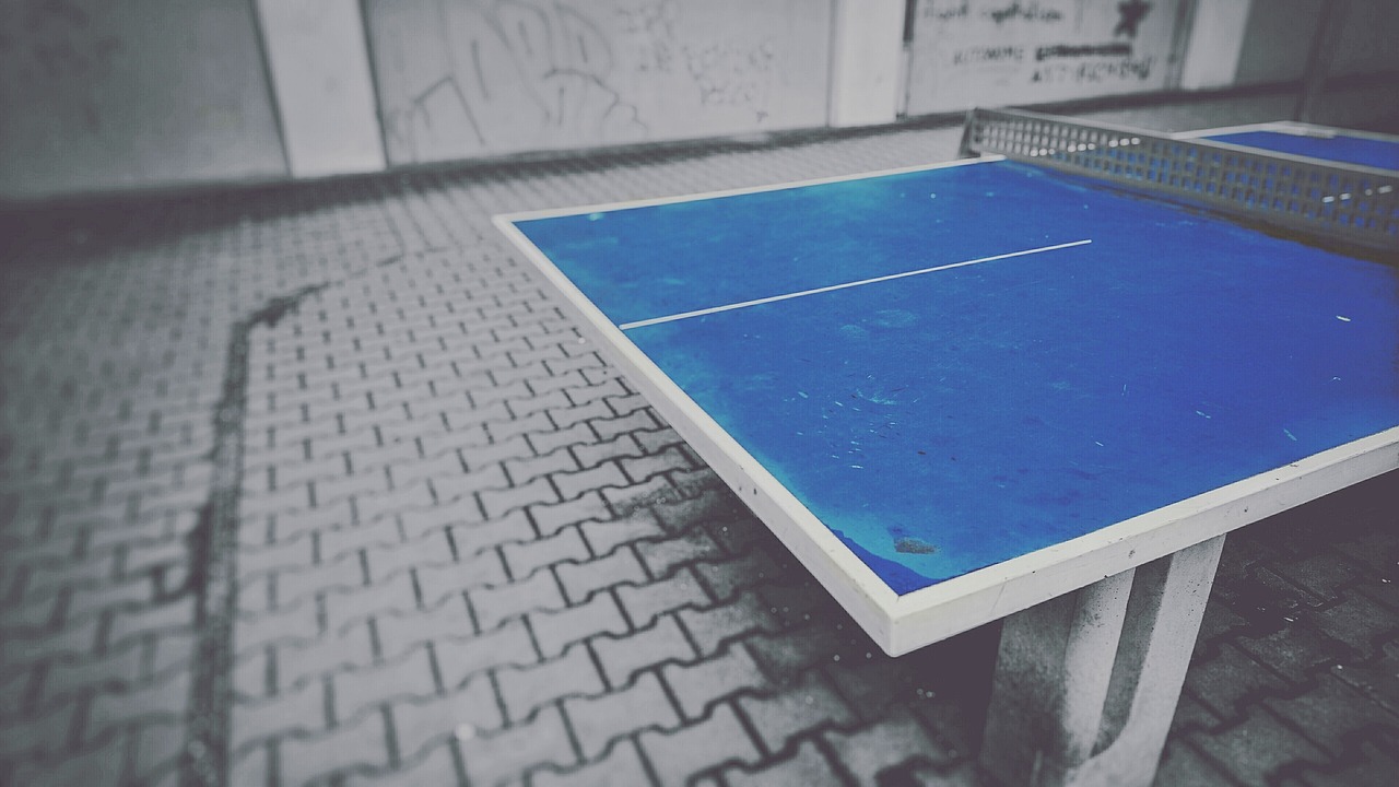 table tennis ping-pong ping-pong table free photo