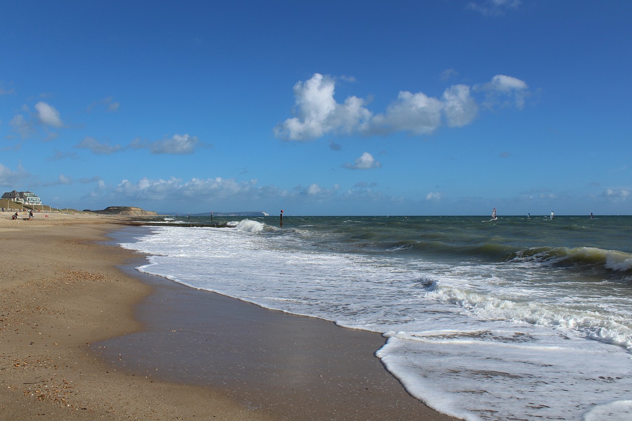 blue ocean sand free photo