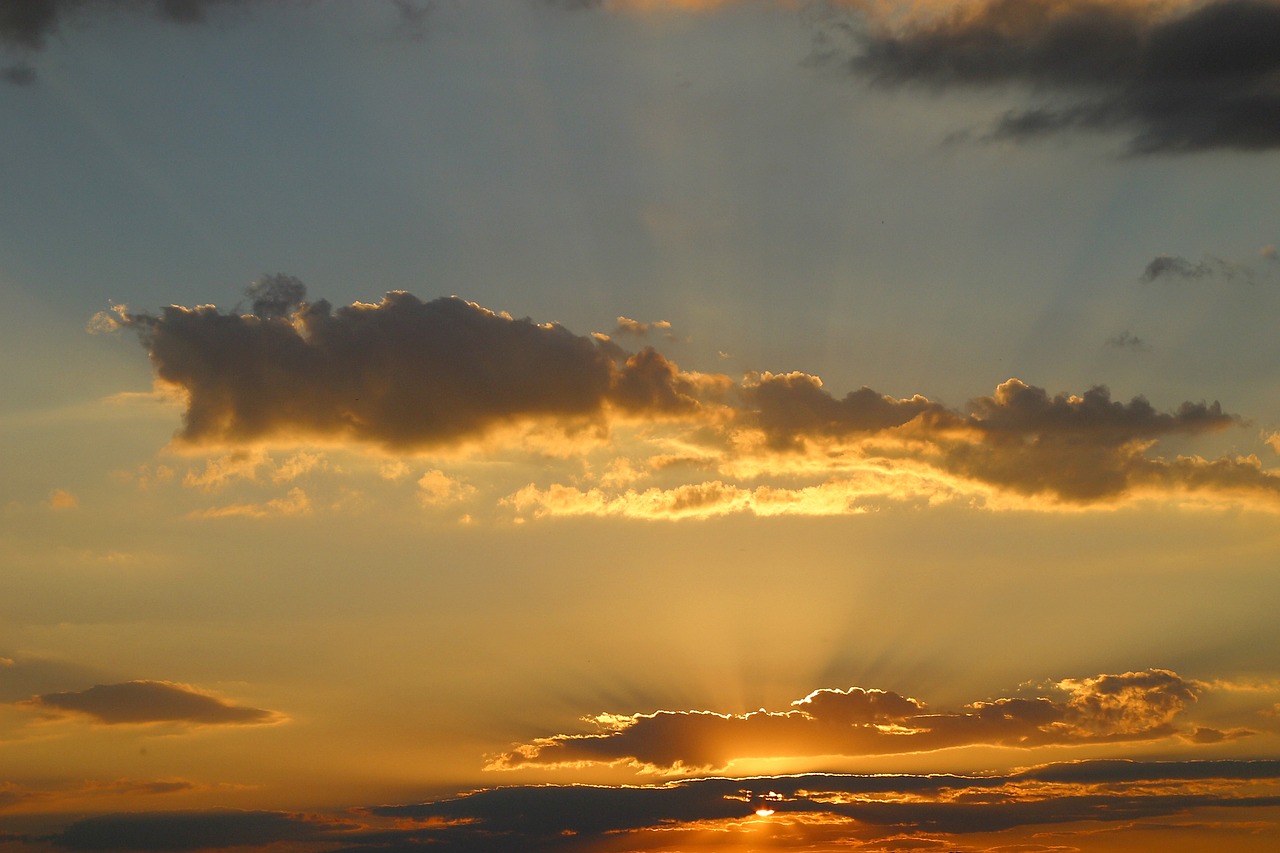 blue sky clouds free photo