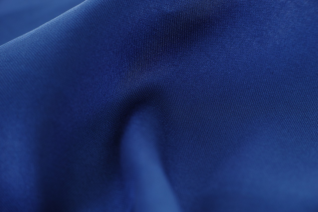 blue fabric texture free photo