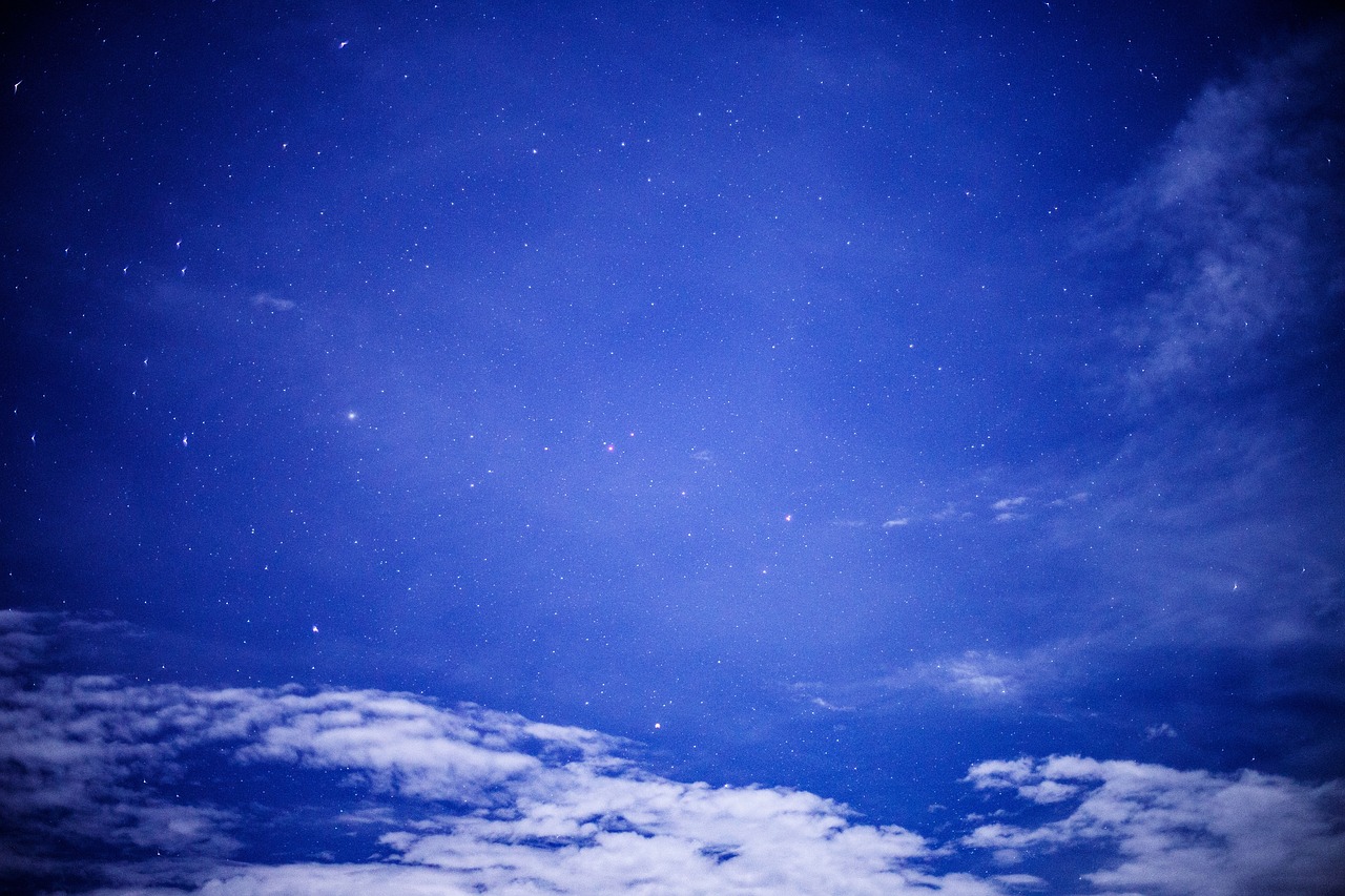 blue sky clouds free photo