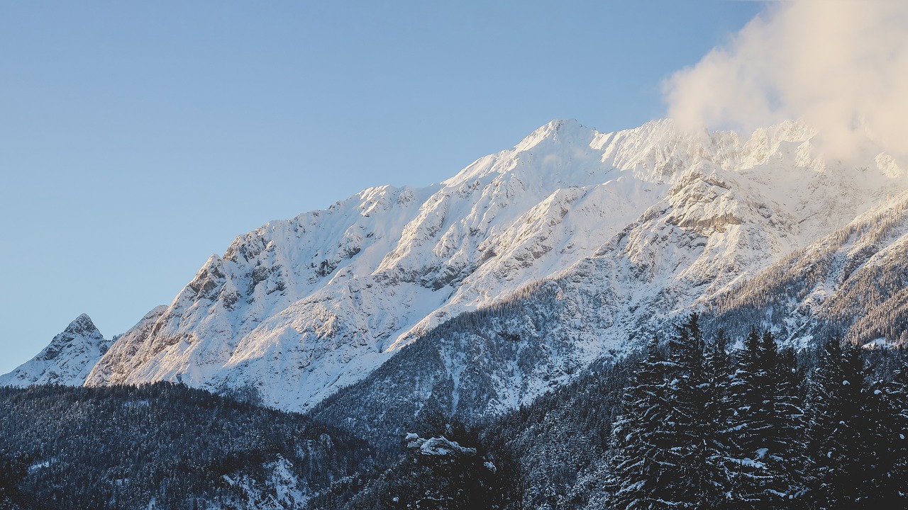 blue sky mountain free photo