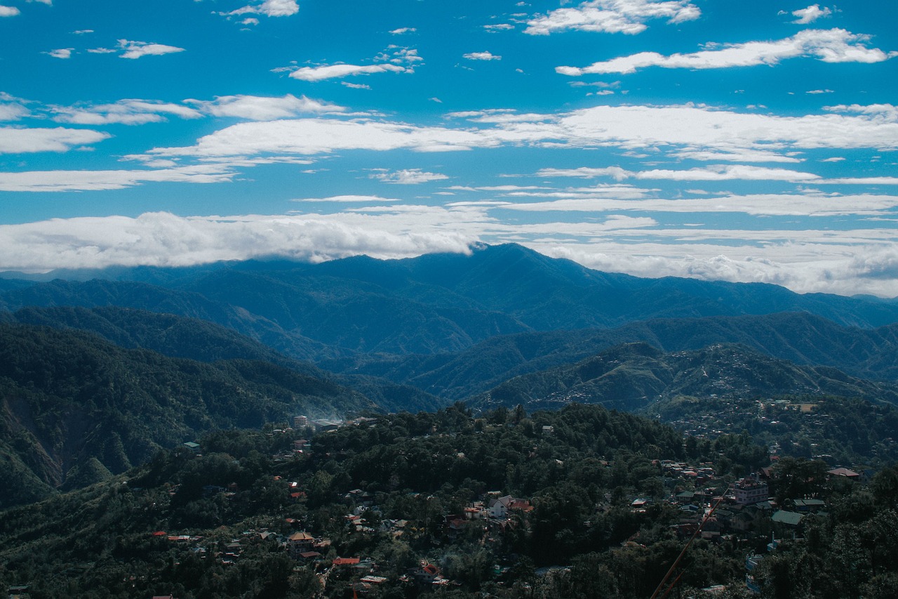 blue sky clouds free photo