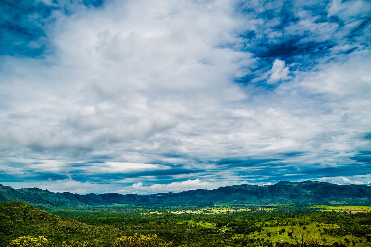 blue sky clouds free photo