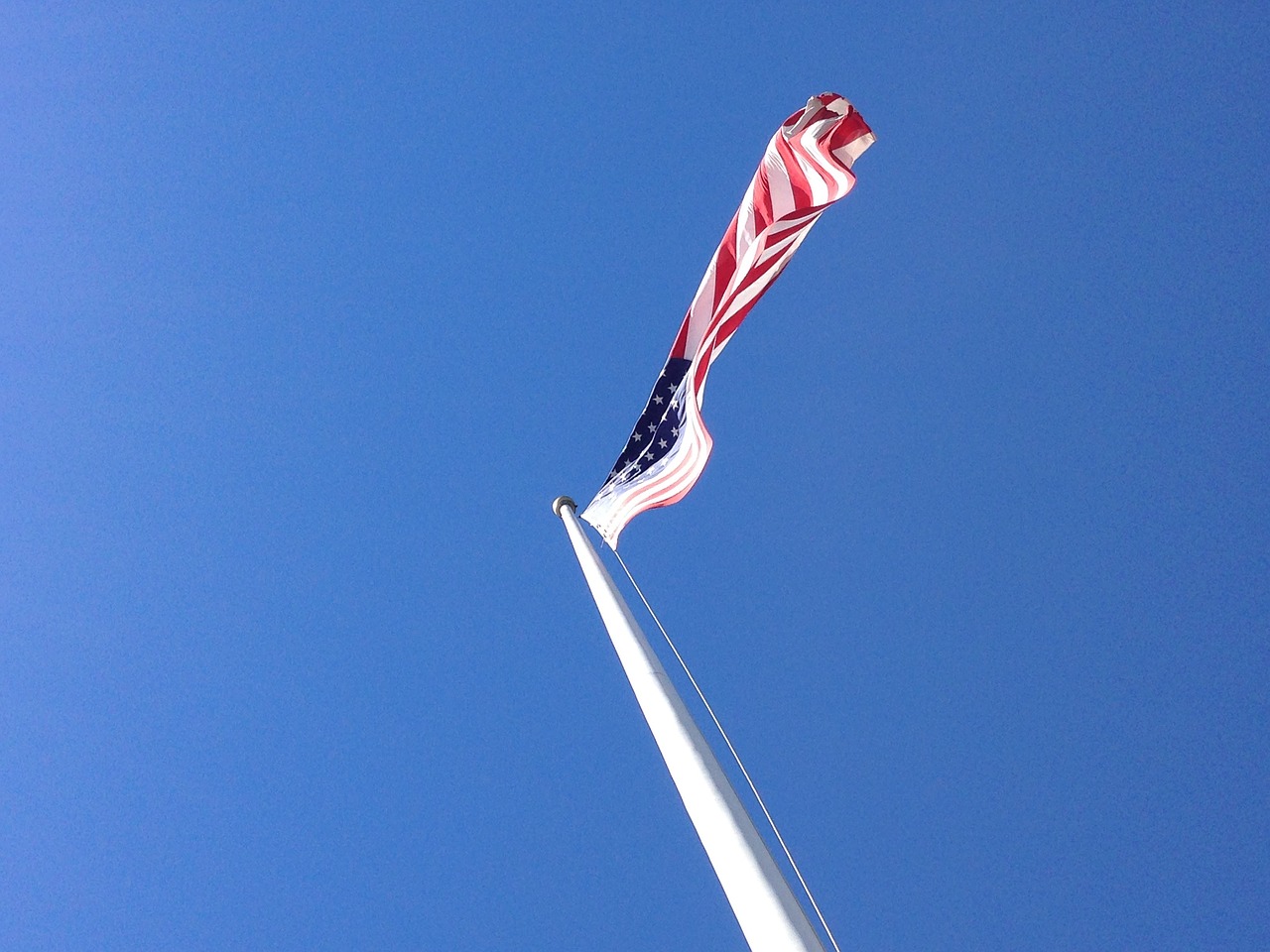 blue sky flag free photo