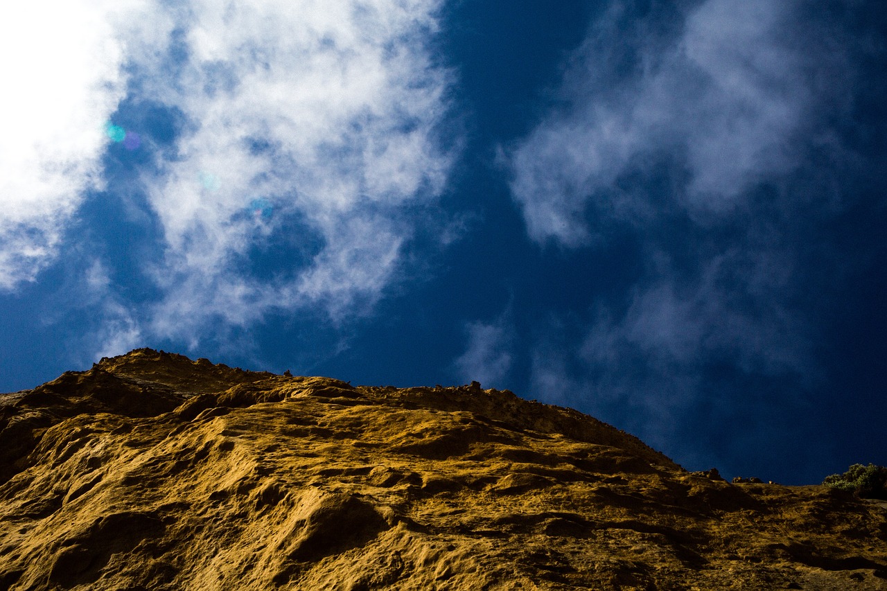 blue sky clouds free photo