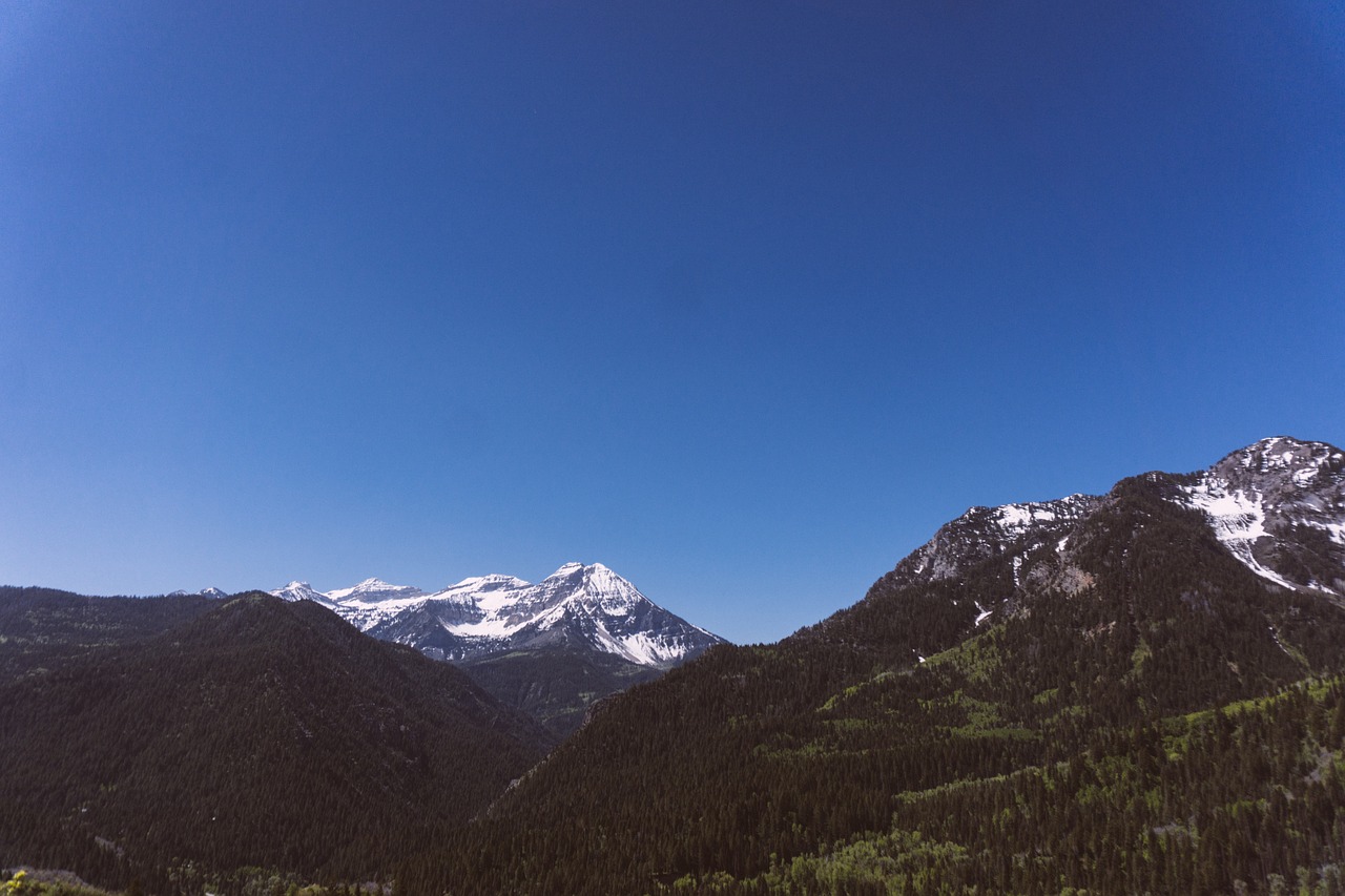 blue sky mountain free photo