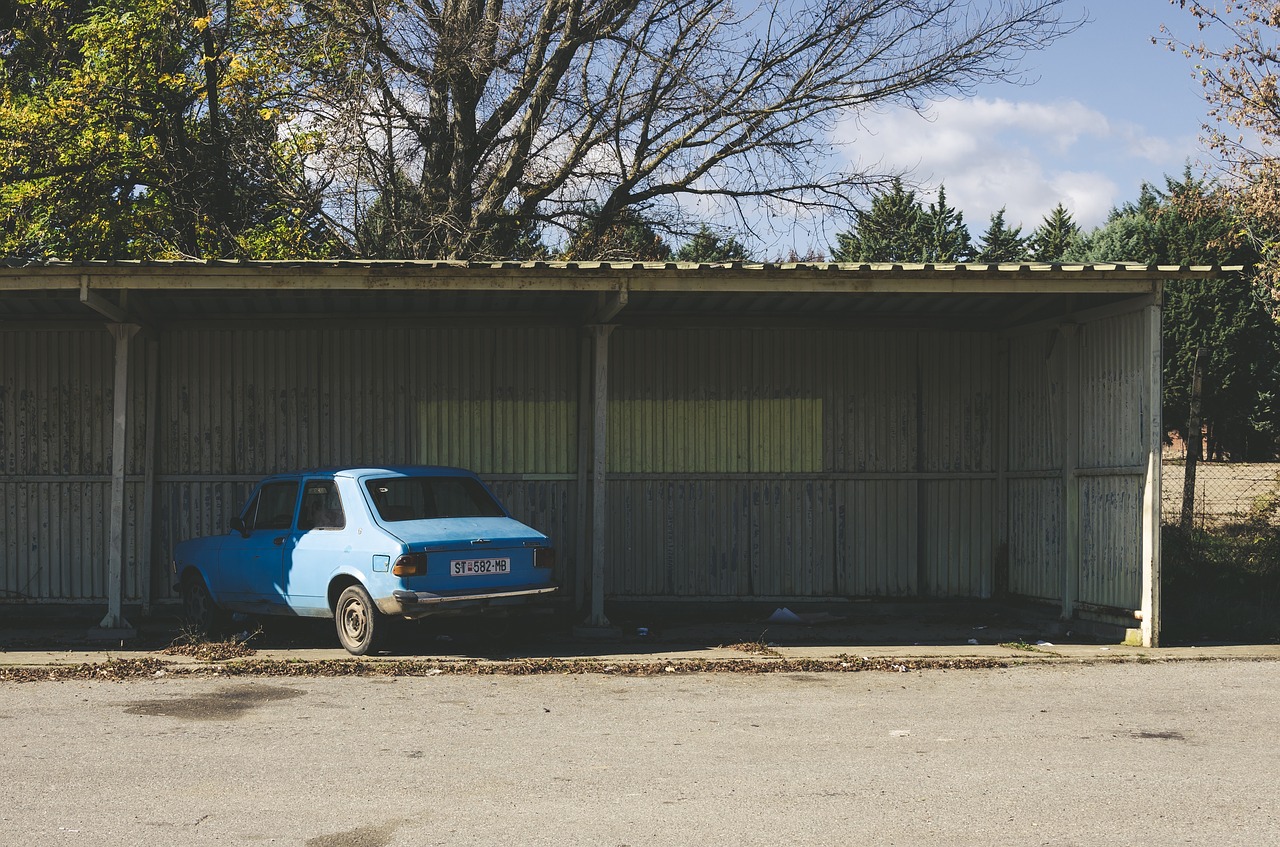 blue vehicle car free photo