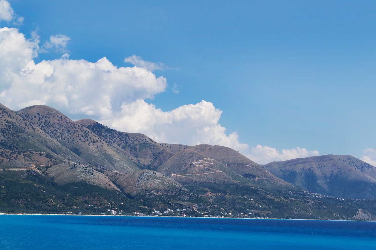 blue sky clouds free photo