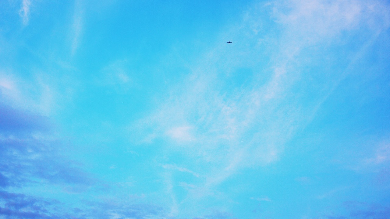 blue sky clouds free photo