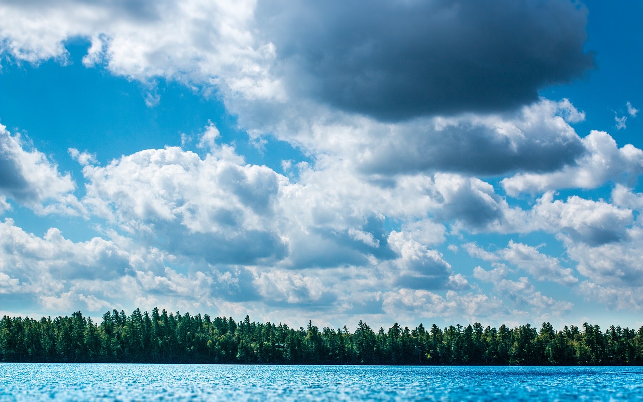 blue sky clouds free photo